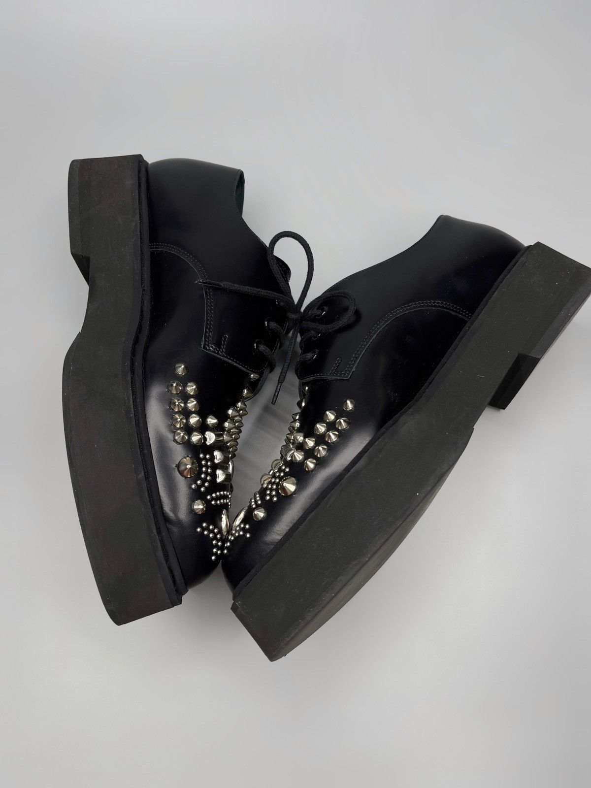 Alexander McQueen Alexander McQueen Studded Platform Shoes Size US 5.5 / EU 38 - 10 Thumbnail