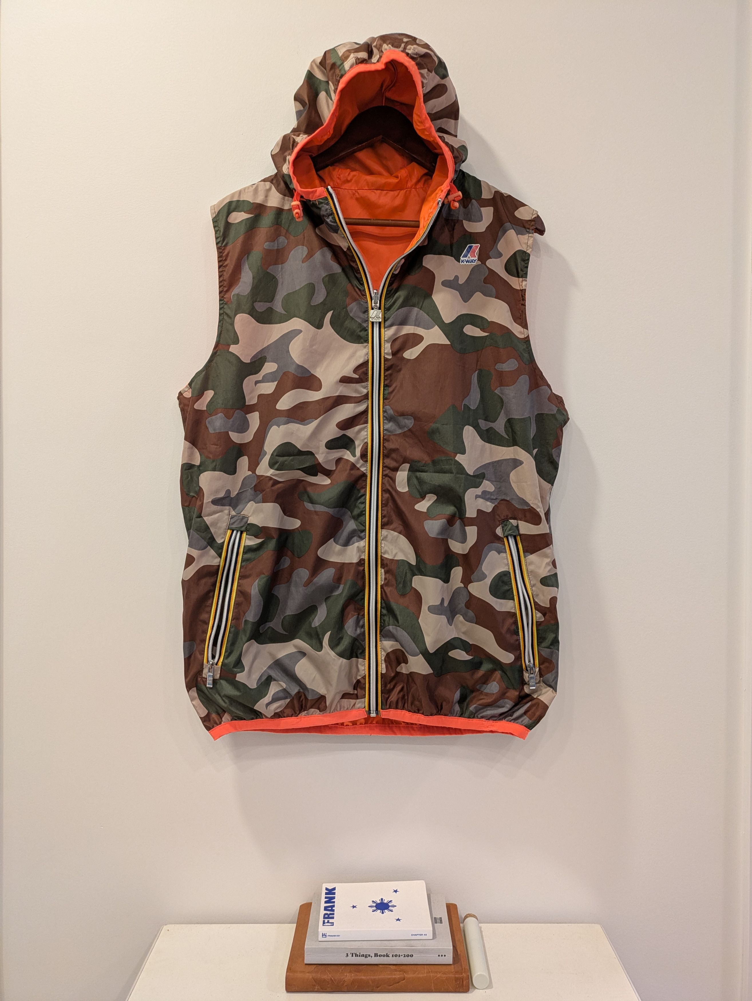 K-Way Kway Reversible Camo Vest Size US L / EU 52-54 / 3 - 1 Thumbnail