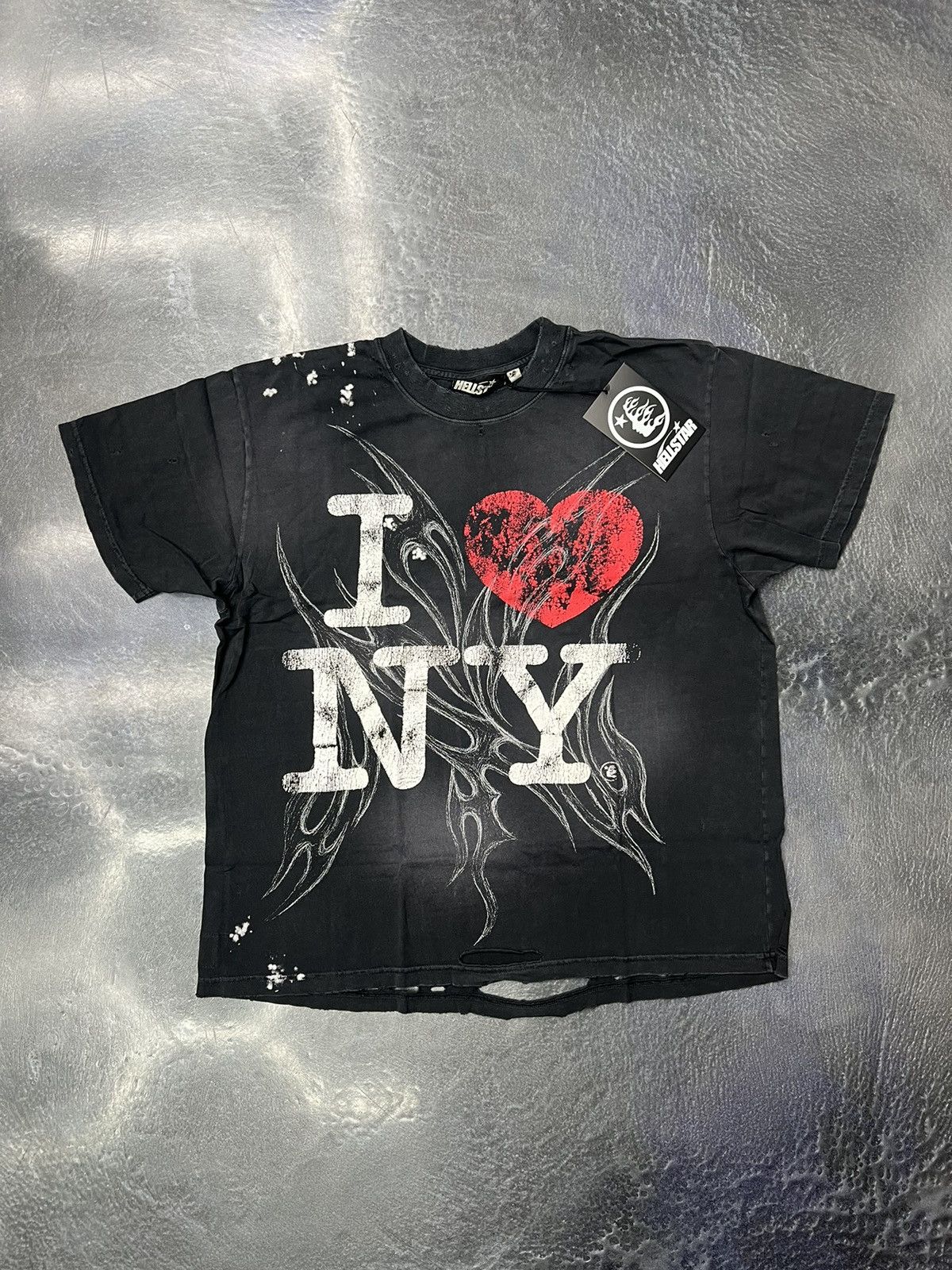 HELLSTAR Hellstar I ❤️ NY T-Shirt Size US XL / EU 56 / 4 - 1 Thumbnail