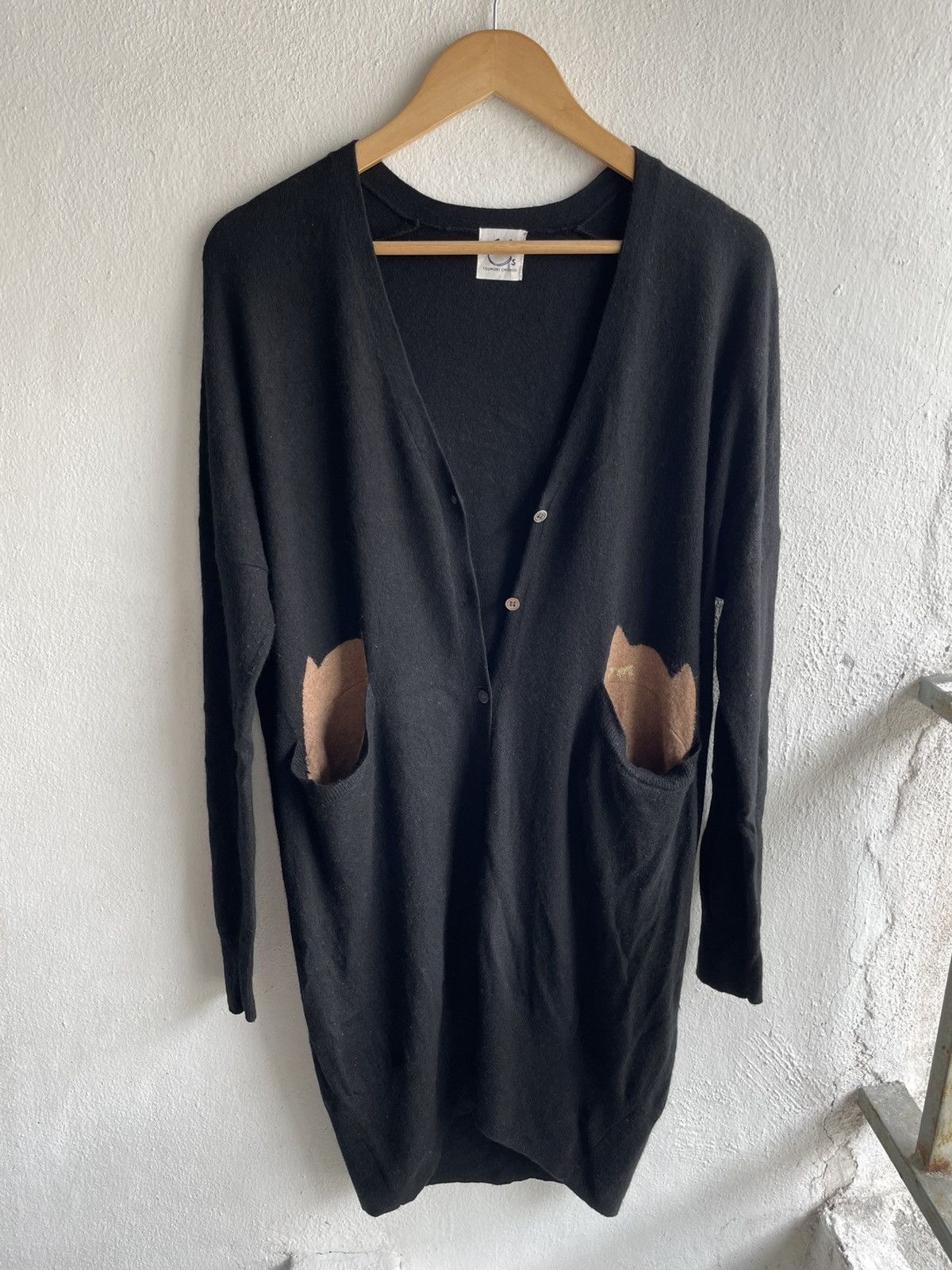 Issey Miyake × Japanese Brand × Tsumori Chisato Tsumori Chisato wool reversible pocket cat Cardigan Size S / US 4 / IT 40 - 4 Thumbnail