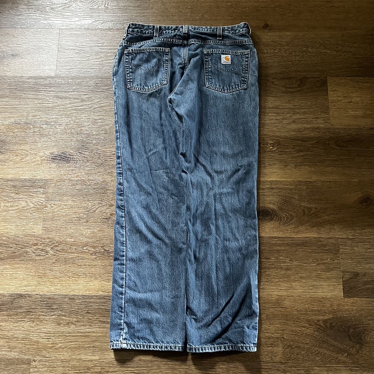 Carhartt Fleece Lined Carhartt Jeans Size US 34 / EU 50 - 5 Thumbnail