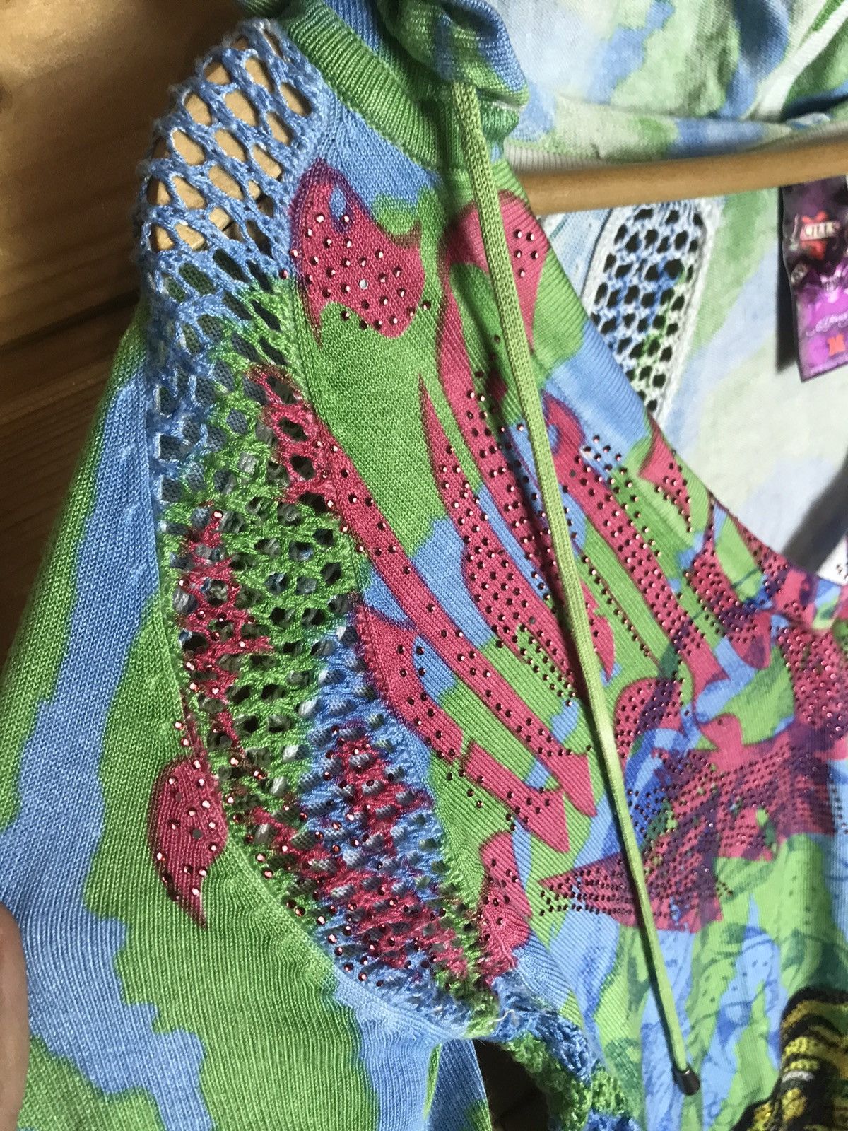 Ed Hardy Ed Hardy crazy knit stretch dress sweater Size M / US 6-8 / IT 42-44 - 6 Thumbnail