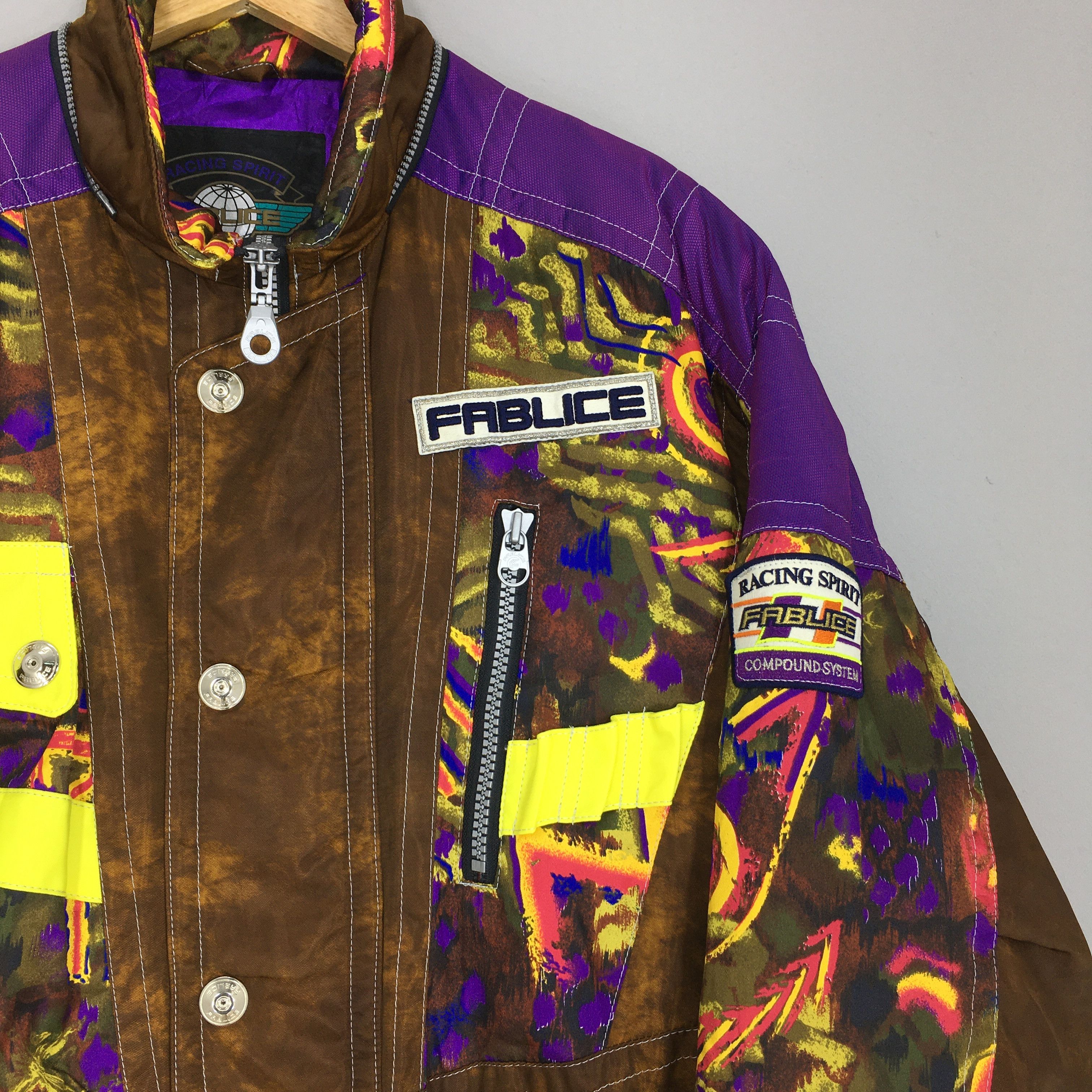 Vintage Vintage 90's Fablice Ski Wear Bomber Parka Jacket XLarge Size US XL / EU 56 / 4 - 2 Thumbnail