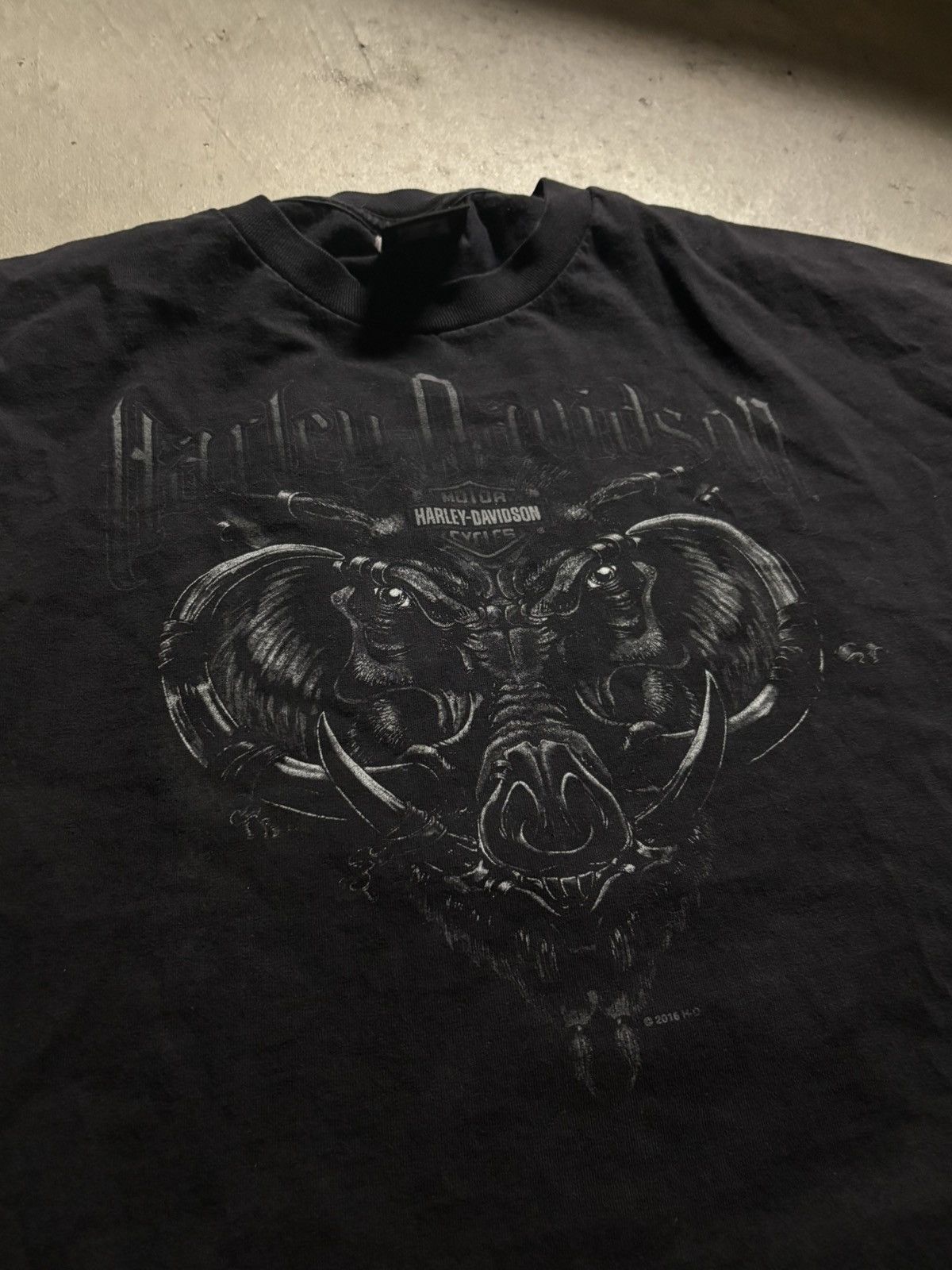 Harley Davidson × Vintage vintage y2k harley davidson hog tee Size US XL / EU 56 / 4 - 4 Thumbnail