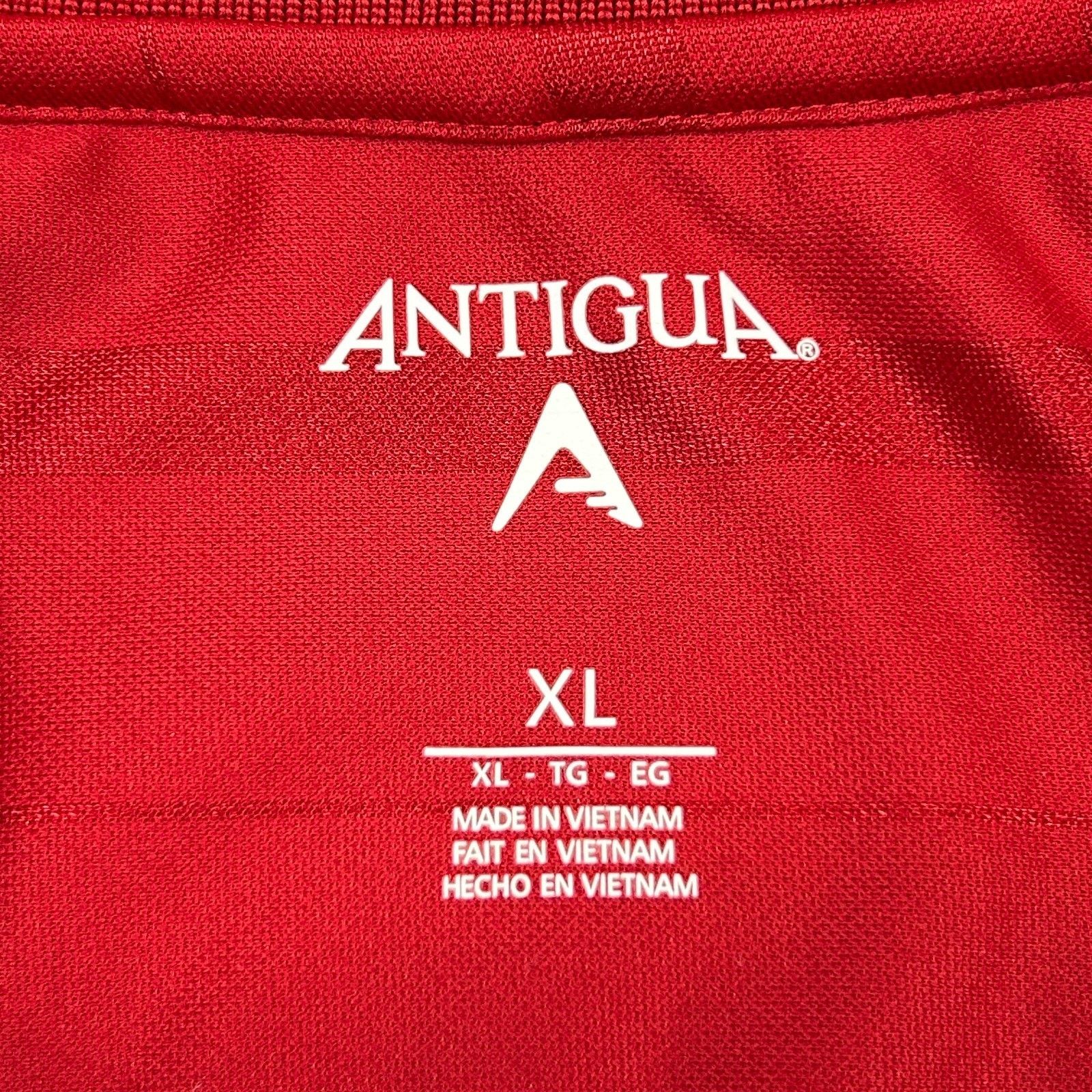 Antigua Houston Rockets Golf Polo Shirt Red Partner Classic X-Large Size US XL / EU 56 / 4 - 6 Thumbnail