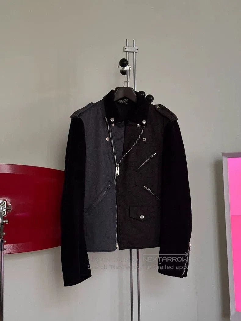 Comme des Garcons Comme des Garçons Paneled Biker Jacket. Size US S / EU 44-46 / 1 - 1 Thumbnail