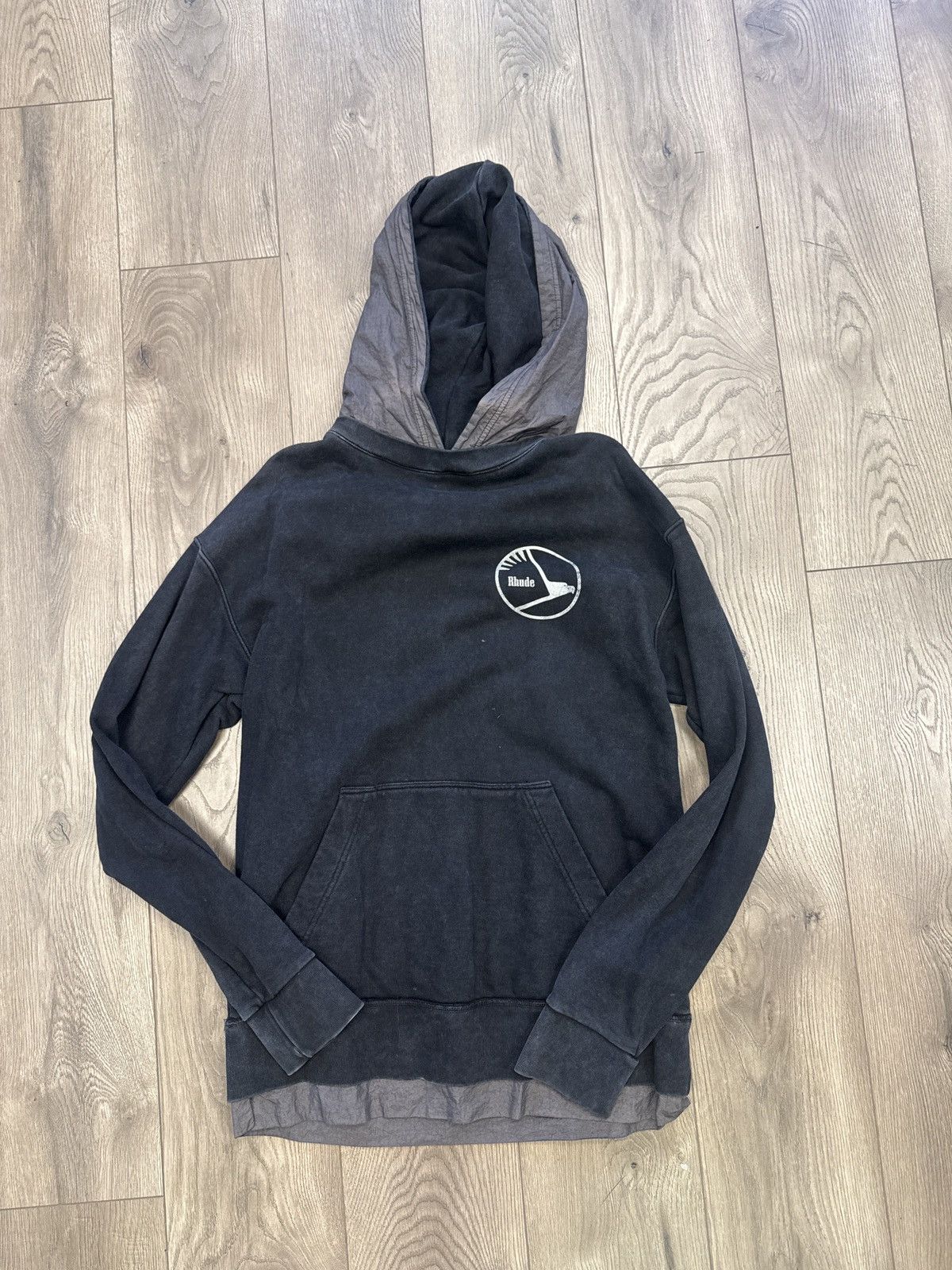 Rhude Rhude eagle logo hooded sweatshirt Size US S / EU 44-46 / 1 - 1 Thumbnail