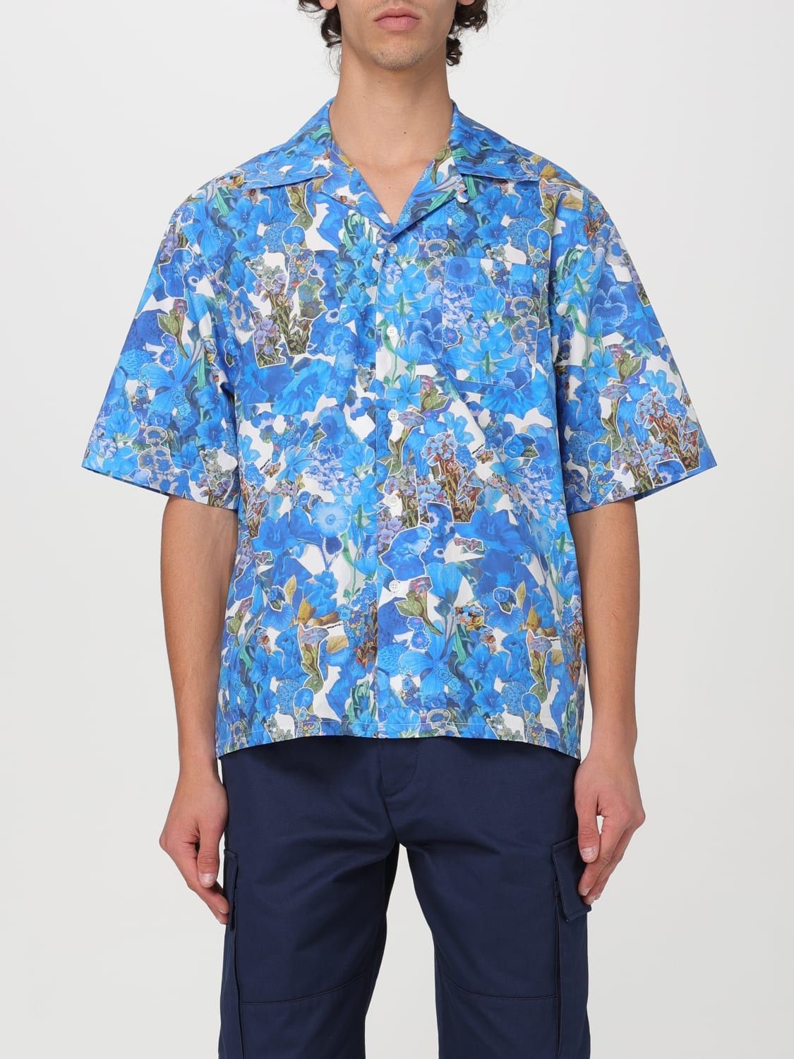 oc11z0525 Poplin Bowling Shirt in Multicolor
