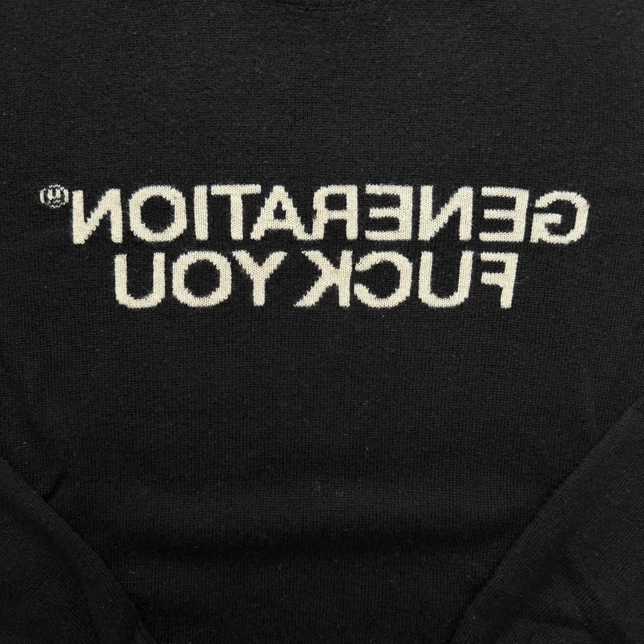 Supreme × Undercover Supreme Undercover Generation Fuck You Sweater FW16 Knit Size US L / EU 52-54 / 3 - 4 Thumbnail