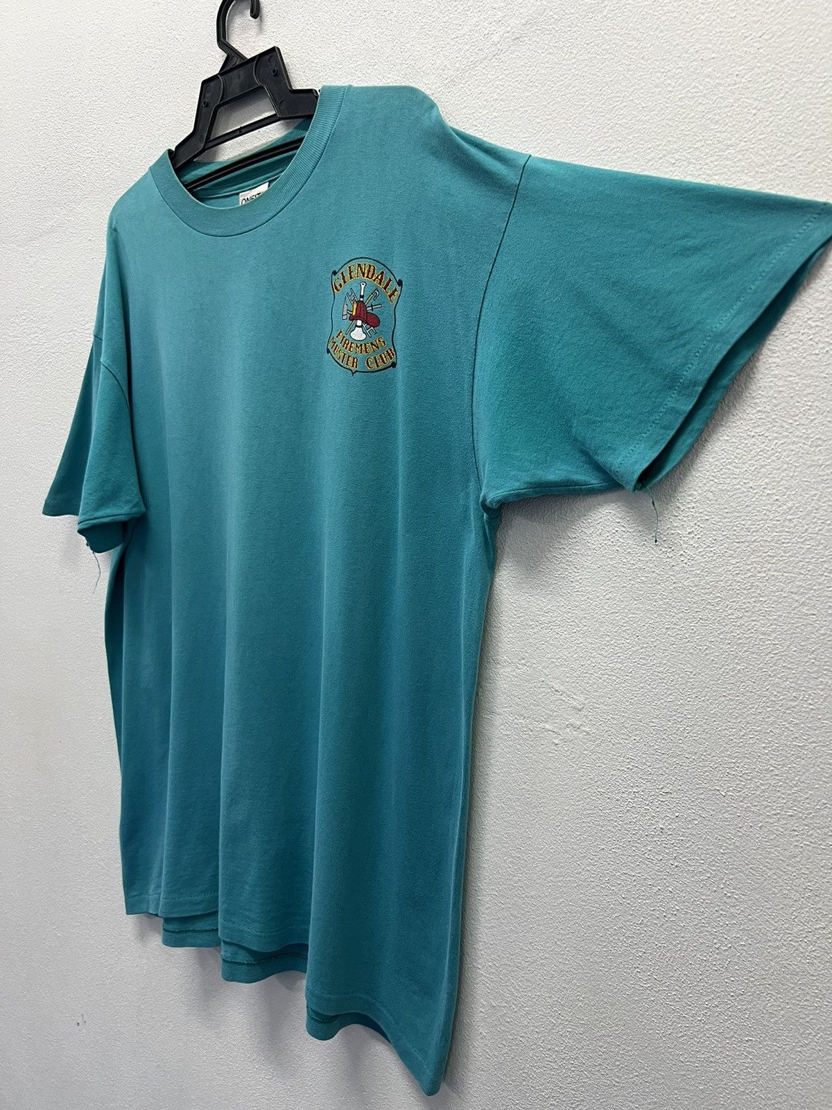 Vintage VINTAGE ONEITA GLENDALE FIREMENS MUSTER CLUB SHIRT Size US XL / EU 56 / 4 - 5 Thumbnail