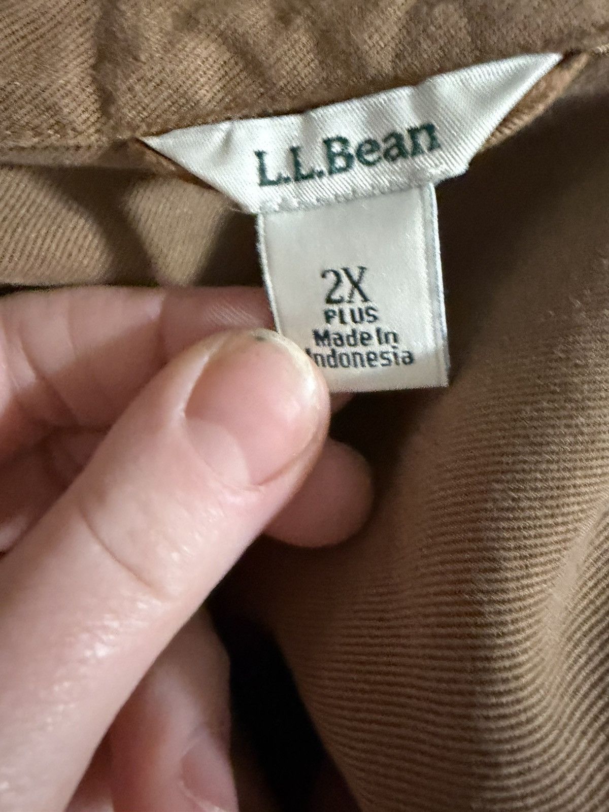 L.L. Bean LL Bean Tyncell Burton Down Shirt Brown Size 2X. Size US XXL / EU 58 / 5 - 5 Thumbnail