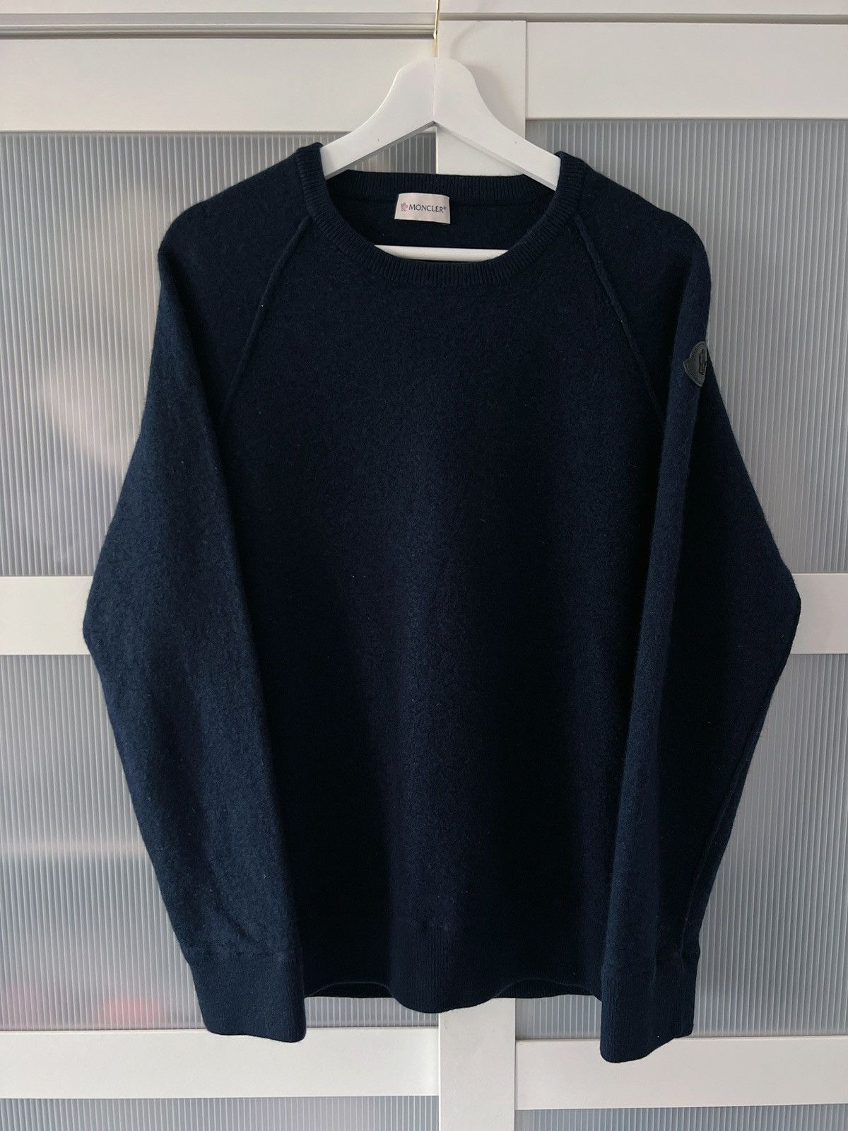 Moncler Moncler Wool Sweater Maglione Tricot Girocollo Size US M / EU 48-50 / 2 - 1 Thumbnail