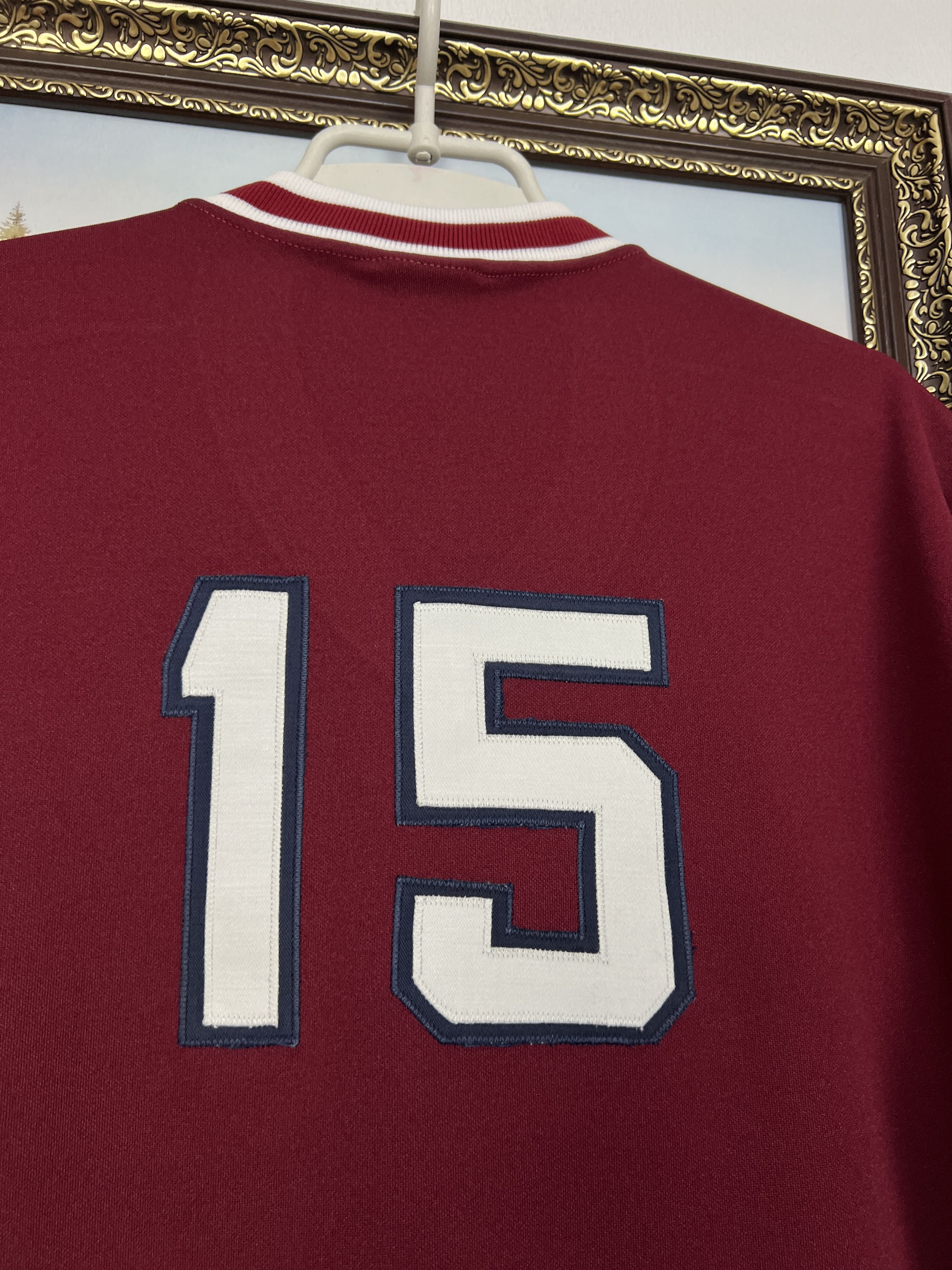 Vintage Vintage Rawlings Baseball USA Made #15 Jersey Trikot Shirt Size US L / EU 52-54 / 3 - 9 Thumbnail