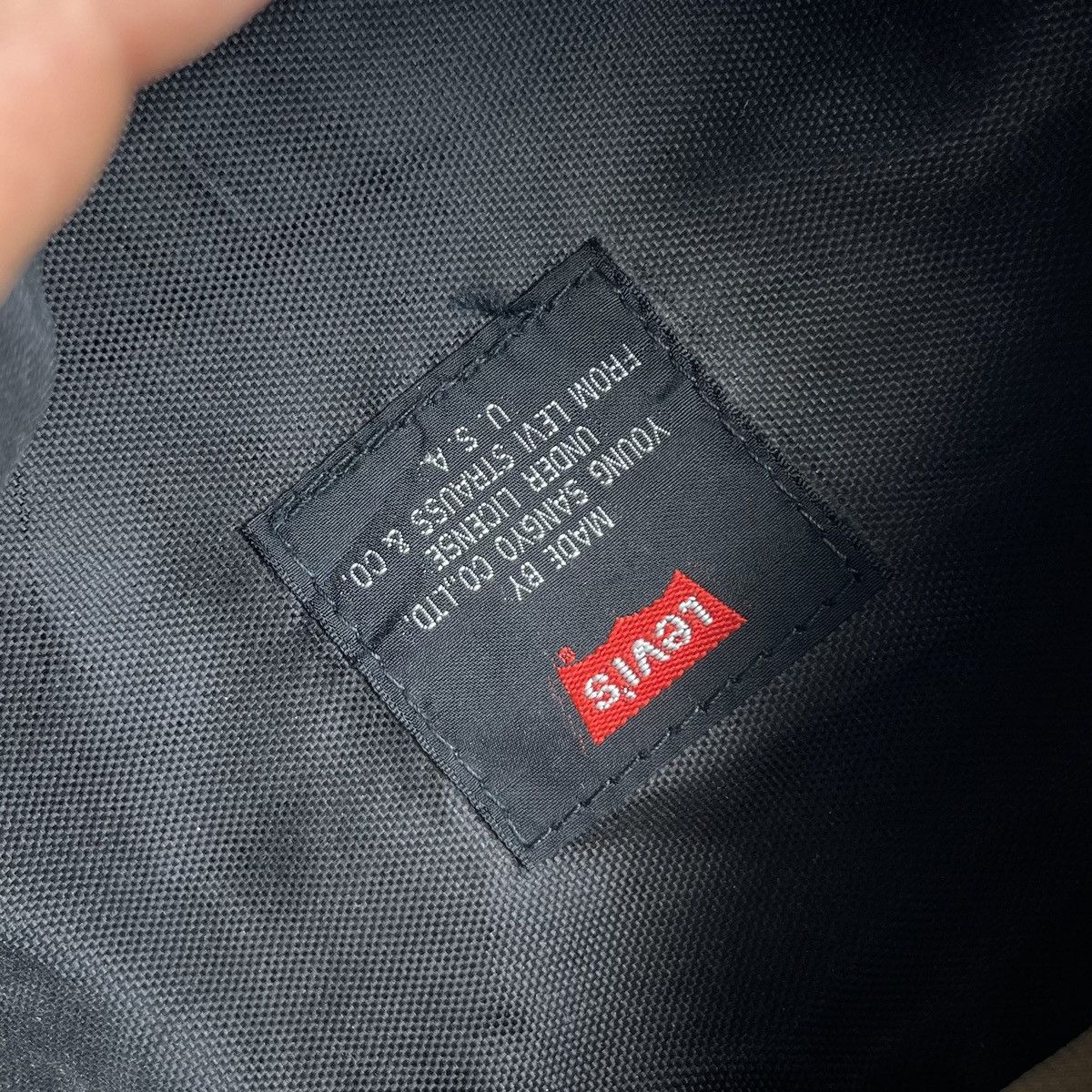 Japanese Brand × Levi's ❗️ RARE BEIGIE LEVIS X JAPAN LUGGAGE ASSOCIATION BACKPACK Size ONE SIZE - 13 Thumbnail