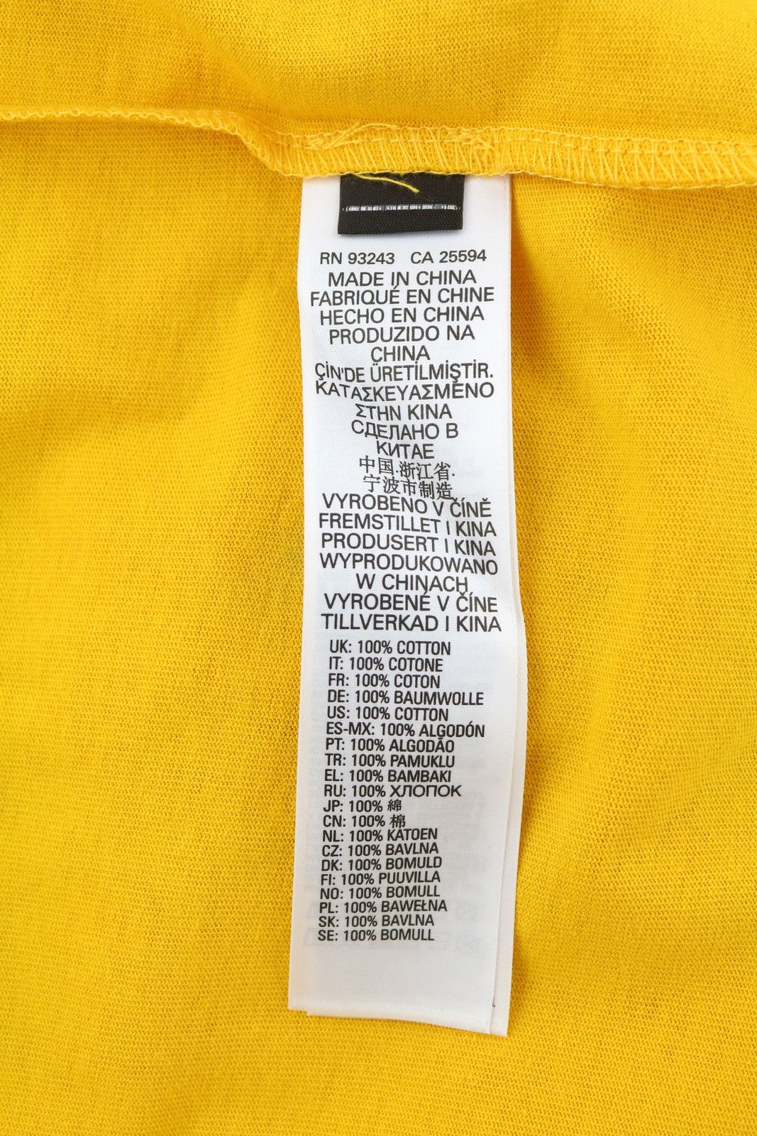 Diesel T-JUST-LS-B51 M Yellow Tricot Logo T-Shirt 41009 Size US M / EU 48-50 / 2 - 8 Thumbnail