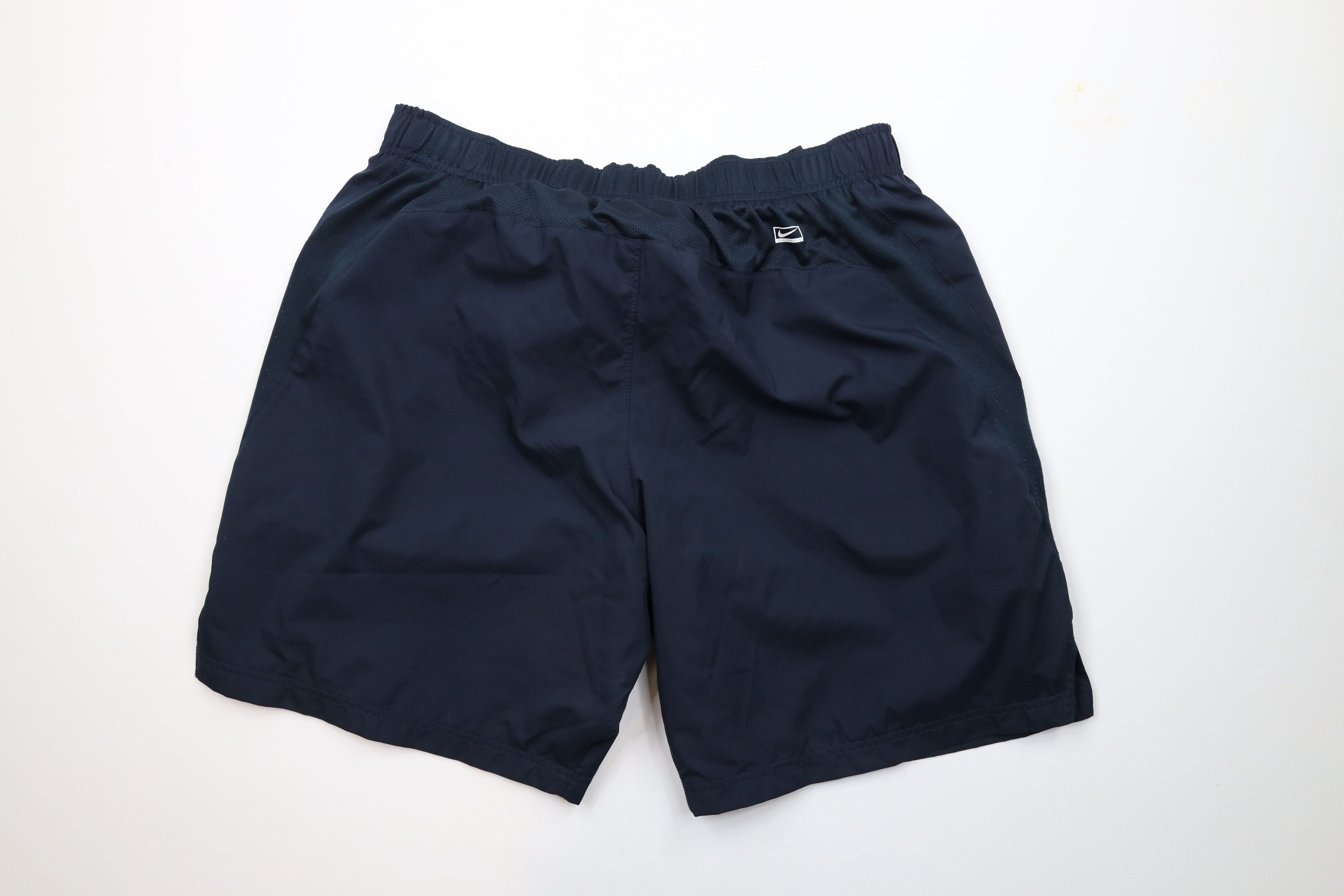 Nike × Vintage Vintage Nike Scott Mini Swoosh Lined Above Knee Shorts Blue Size US 38 / EU 54 - 8 Thumbnail