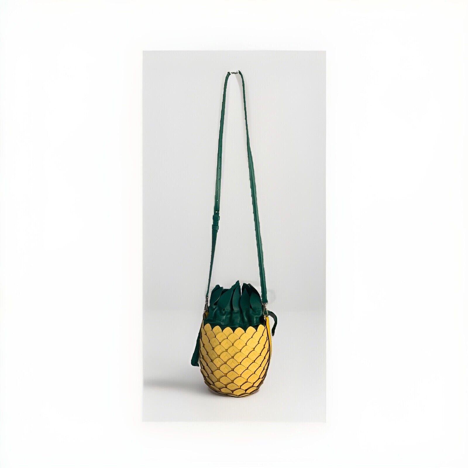 Kate Spade Kate Spade New York Pineapple Crossbody Yellow Leather Purse Size ONE SIZE - 4 Thumbnail