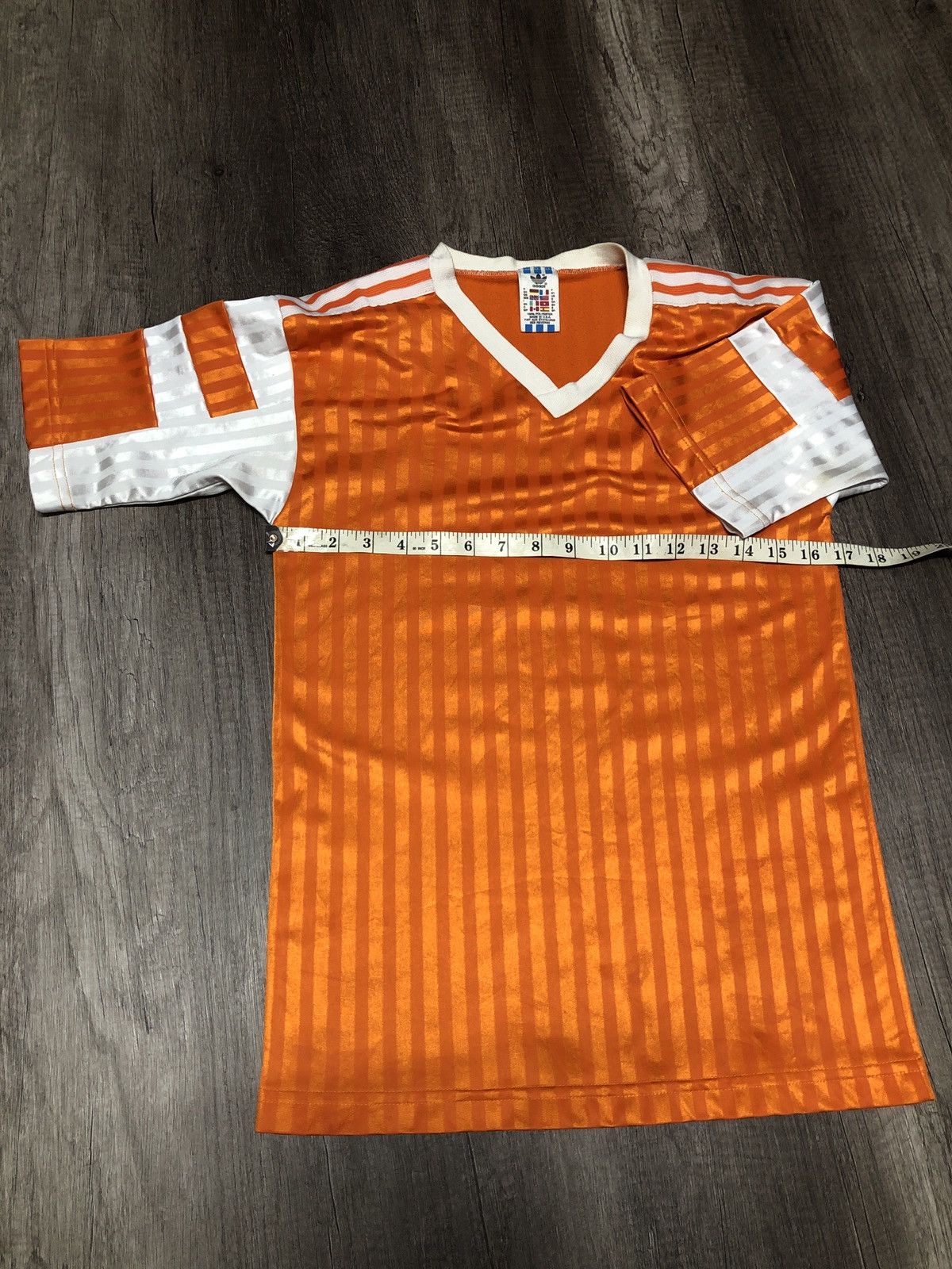 Adidas × Vintage Vintage Jersey Adidas Rare 100% Polyester Made in U.S.A Size US S / EU 44-46 / 1 - 2 Thumbnail