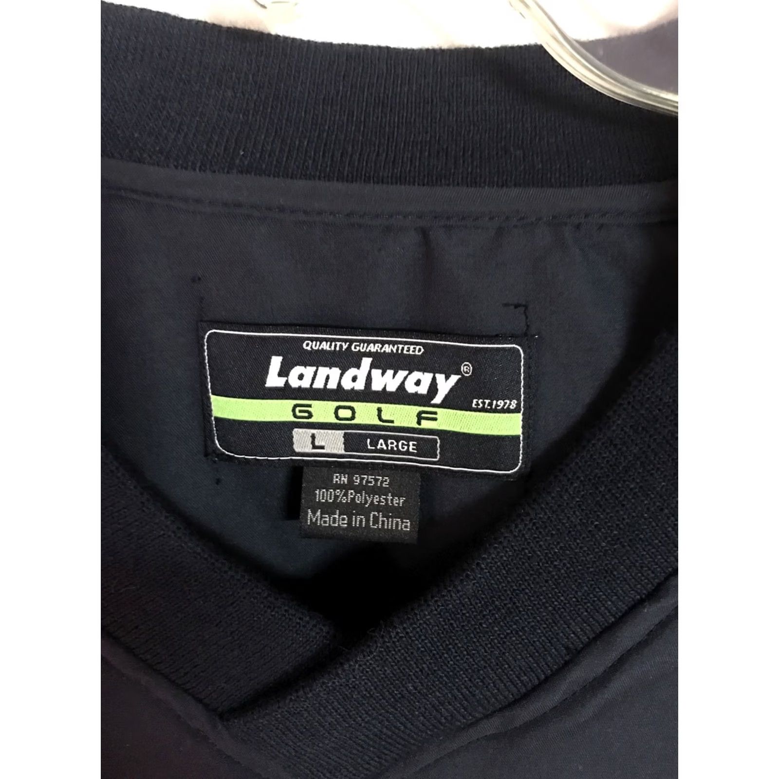 Vintage LANDWAY Golf Windproof Pullover Vest MENS Size L Large Blue Polyester Logo Vest Golf Jacket Size US L / EU 52-54 / 3 - 3 Thumbnail