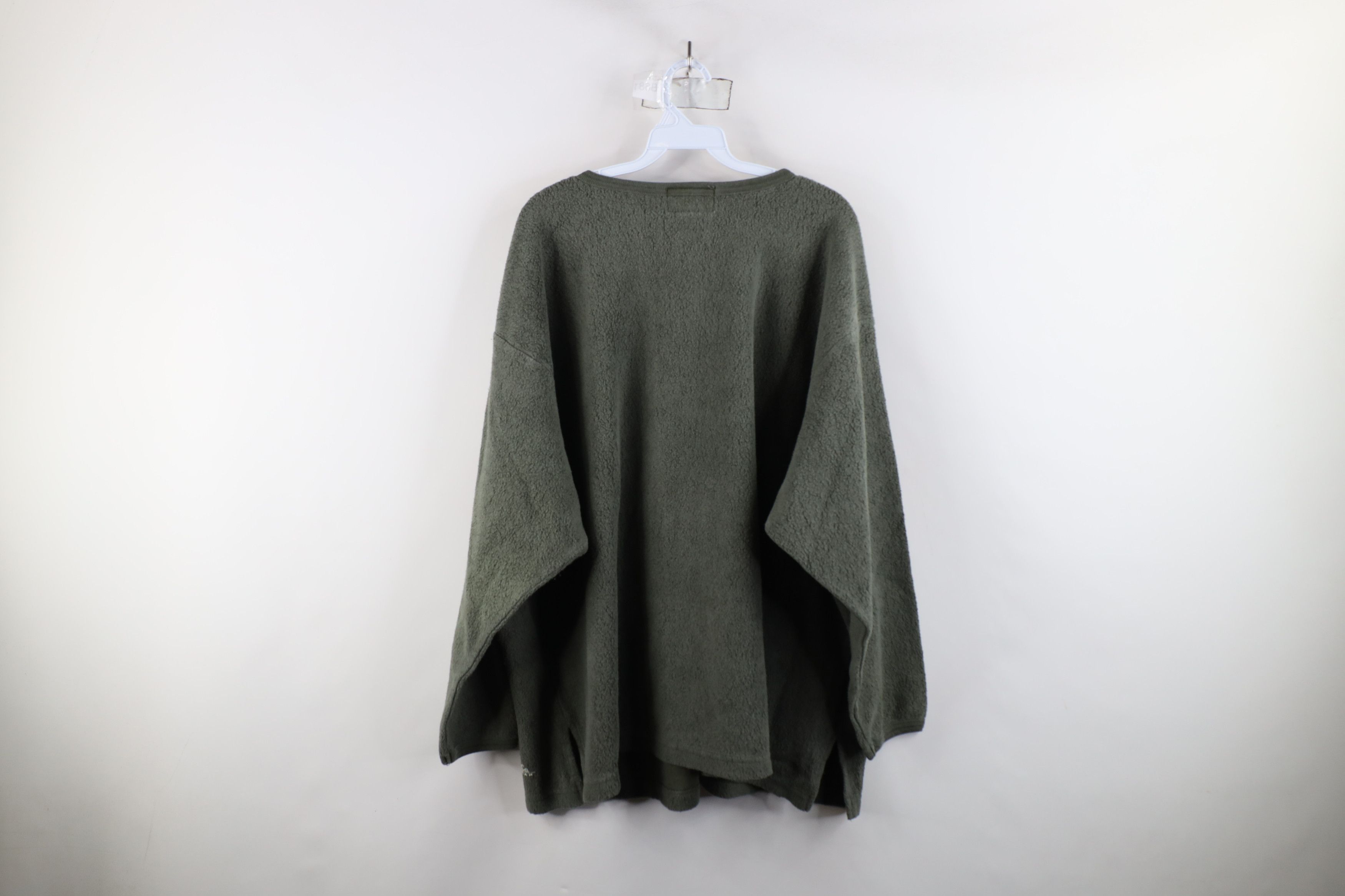 Vintage Deadstock Vintage 90s Streetwear Dyed Fleece Sweatshirt USA Size 3XL / US 20-22 - 10 Thumbnail