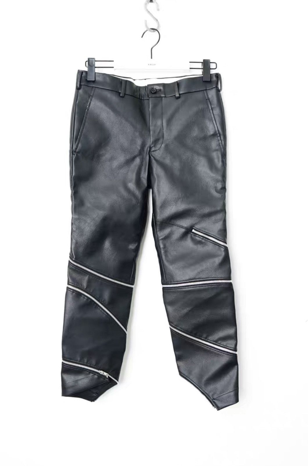 Comme des Garçons 18AW Spiral Leather Pants
