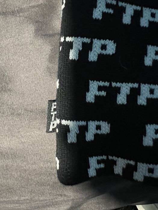 Fuck The Population FTP ALLOVER LOGO SKI MASK(BLACK) | Grailed