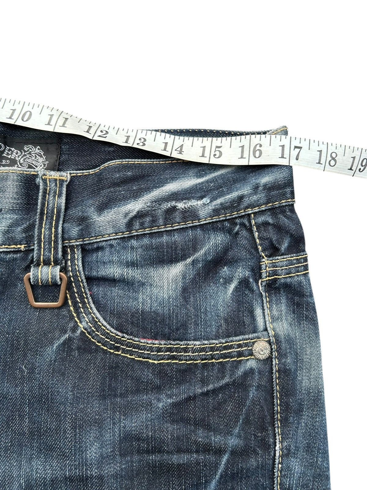 Kapital RED PEPPER JAPANESE DISTRESSED DENIM JEANS Size US 34 / EU 50 - 19 Thumbnail