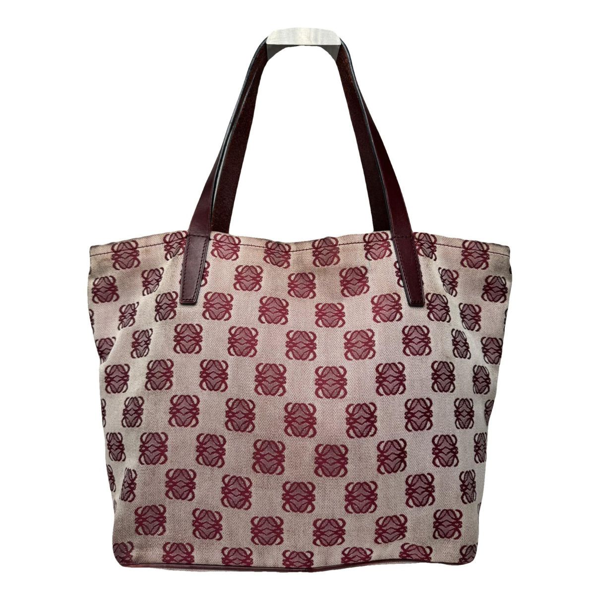 Loewe Paseo Purple Cotton Handbag Size ONE SIZE - 1 Thumbnail