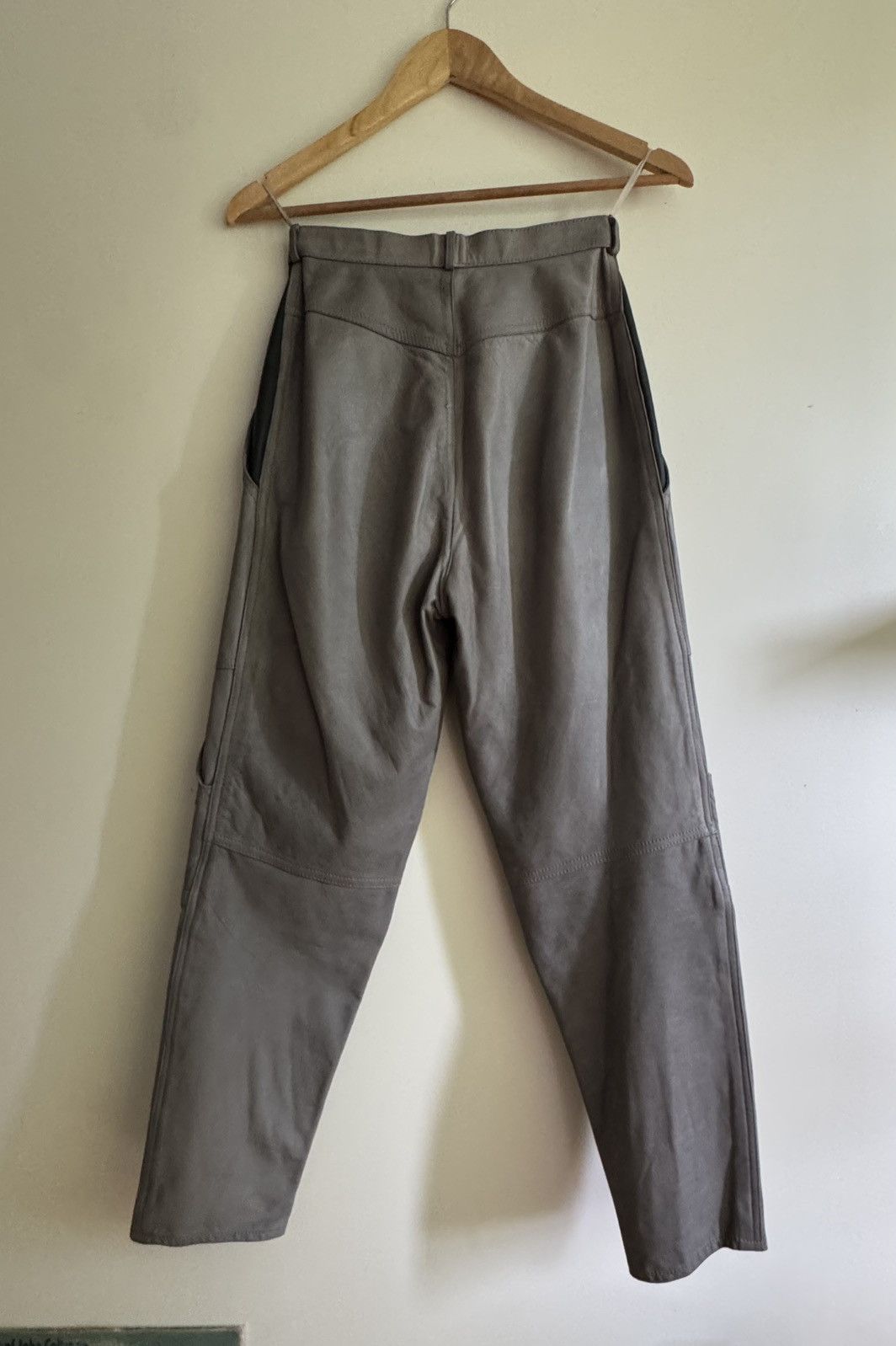 Vintage vintage Wilsons Suede & Leather pants Size 24" / US 00 / IT 34 - 3 Thumbnail