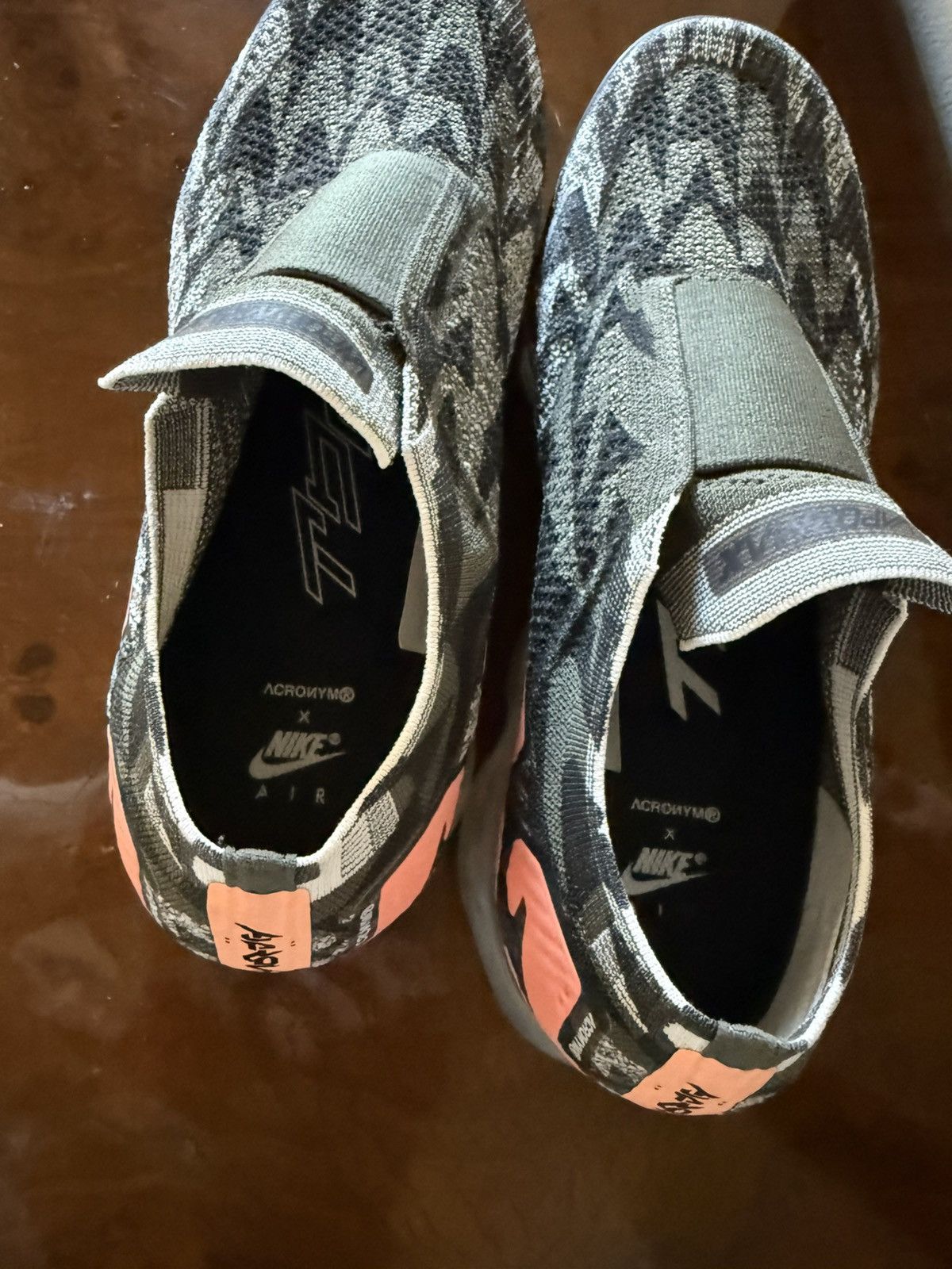 Acronym × Nike Acronym vapormax’s orange/grey colorway Size US 11.5 / EU 44-45 - 3 Thumbnail
