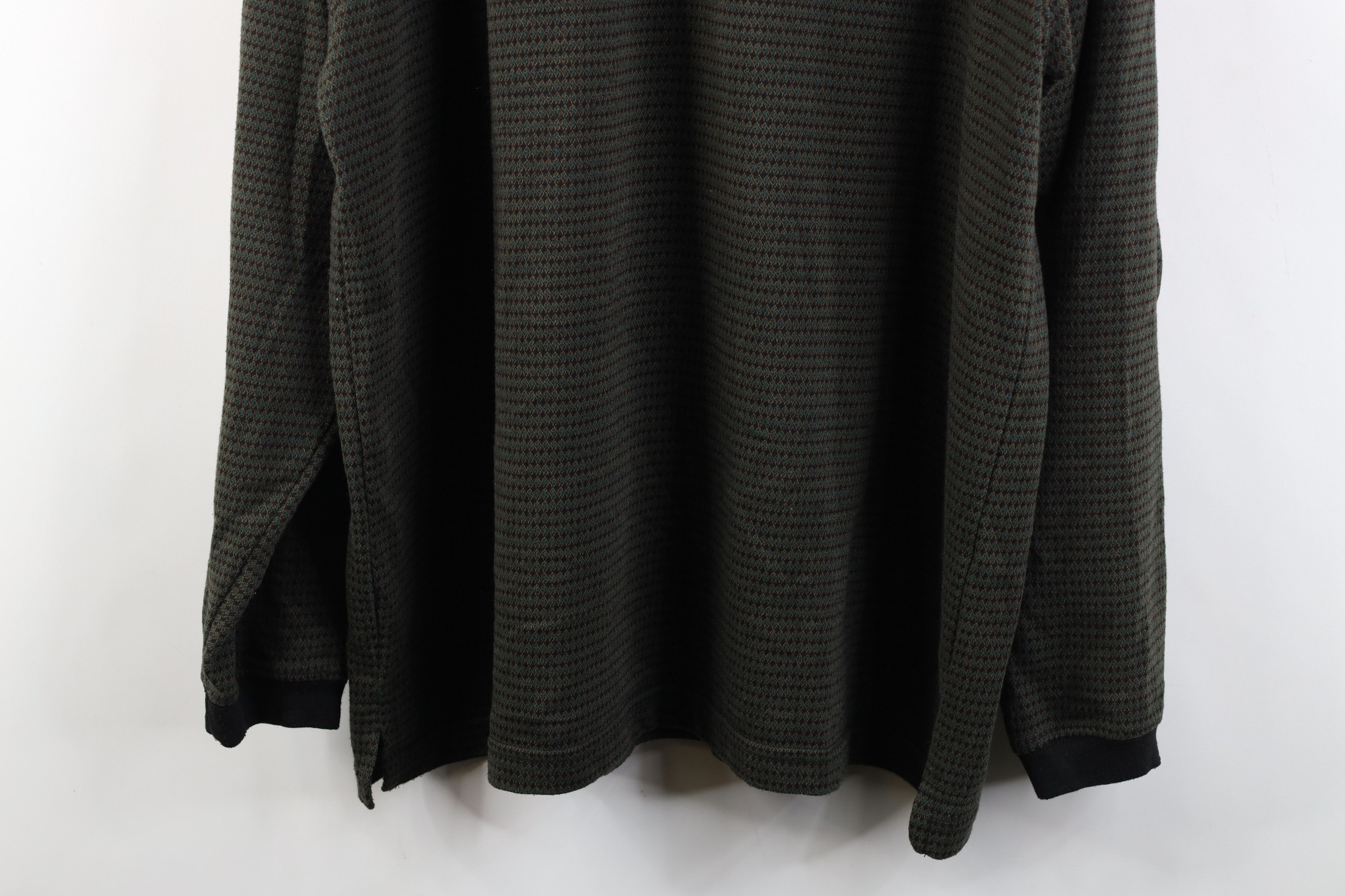 Vintage Vintage 90s Y2K Streetwear Diamond Long Sleeve Rugby Polo Size US XL / EU 56 / 4 - 3 Thumbnail