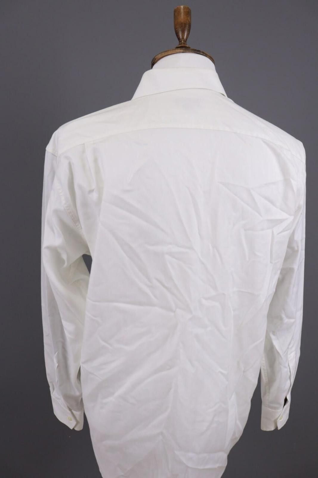 Christian Dior Monsieur Christian Dior White Pur Cotton Shirt Size 40 / 15 3/4 Size US M / EU 48-50 / 2 - 12 Thumbnail
