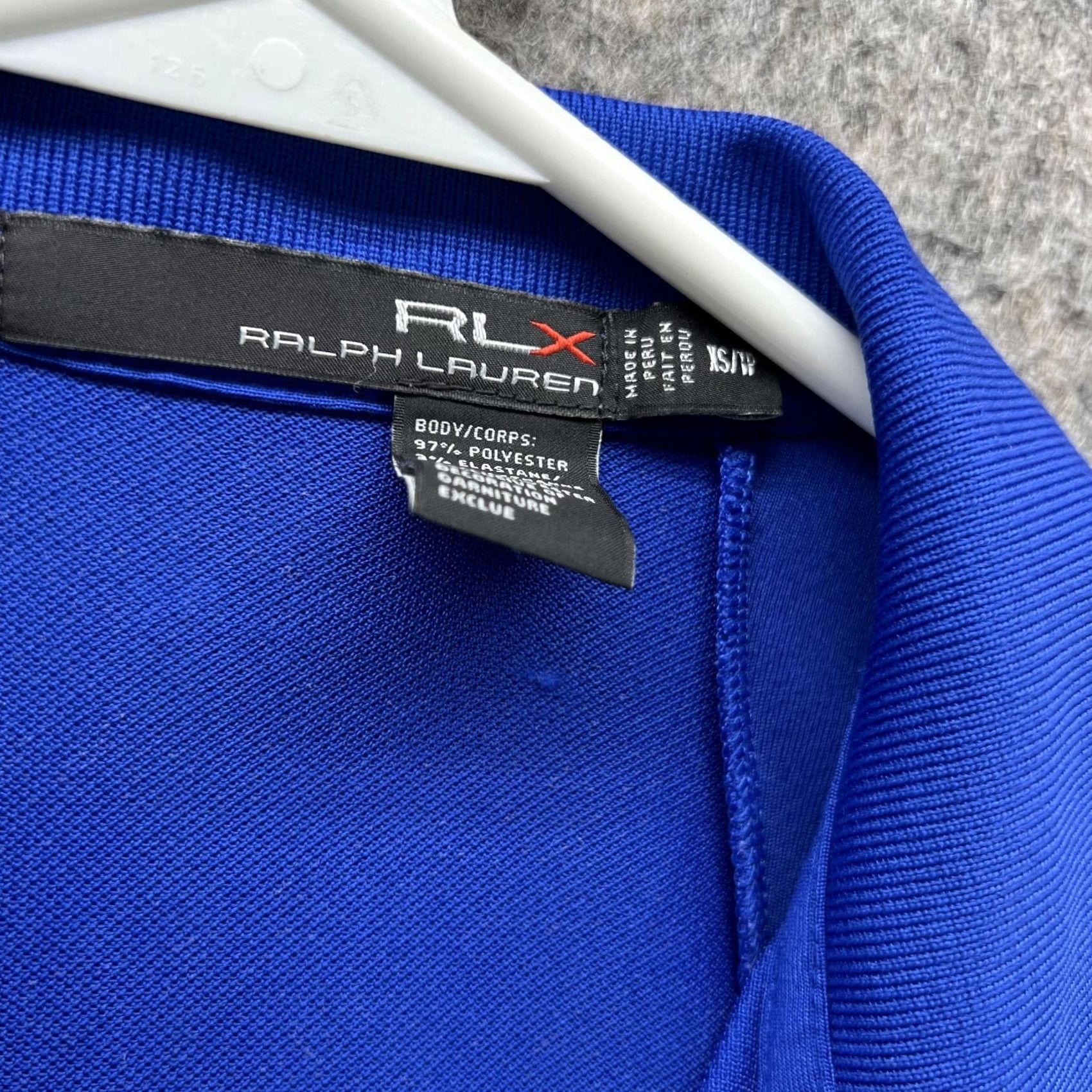 Ralph Lauren Ralph Lauren Polo Shirt Women XS Blue Solid Short Sleeve Collared Button Polo Fashion Size XS / US 0-2 / IT 36-38 - 7 Thumbnail