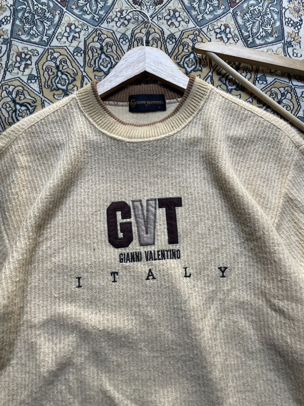 Gianni Valentino Gianni Valentino x Valentino x Vintage x Crewneck x Knitwear Size US M / EU 48-50 / 2 - 2 Thumbnail