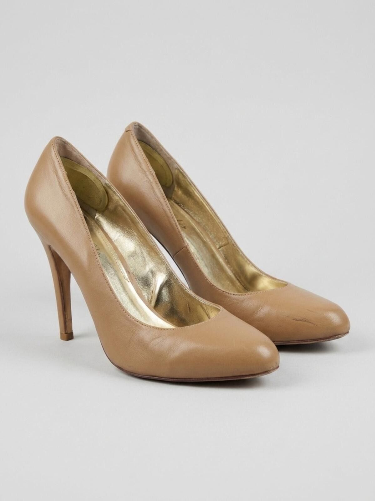 Other Charles David Tan Leather Pointed-Toe Stiletto Pumps Size US 9 / IT 39 - 1 Thumbnail