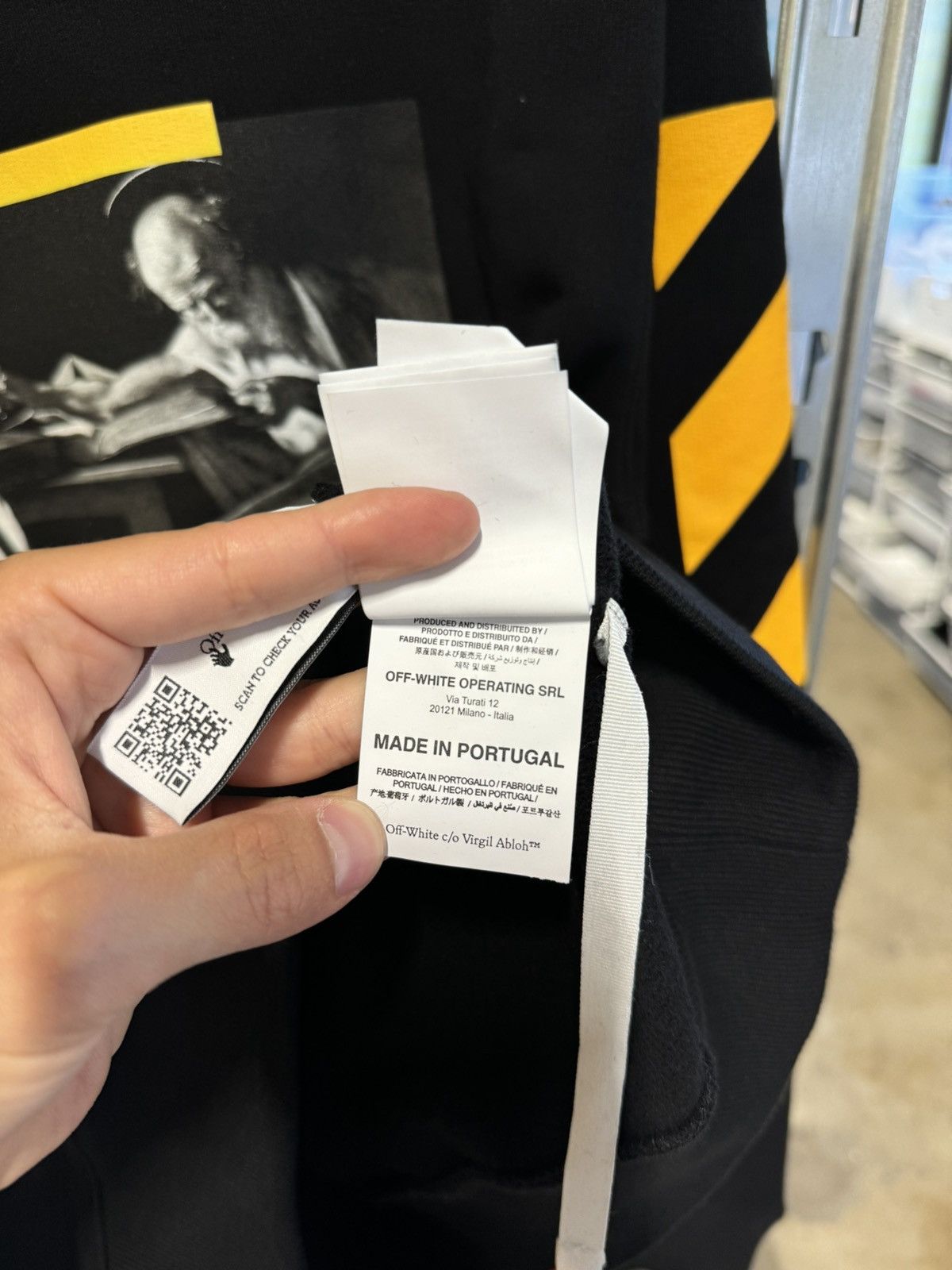 Off-White Off-White Caravaggio Paint Sweatshirt NEW 750$ Size US S / EU 44-46 / 1 - 8 Thumbnail