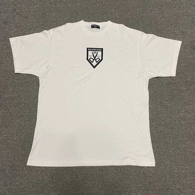 Balenciaga Balenciaga Scissors Logo Short Sleeve Size US XS / EU 42 / 0 - 1 Thumbnail