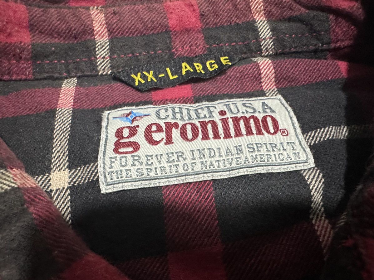 Japanese Brand 🔥Sick Y2K Geromino Flannel Western Shirt 3D Feather Size US XXL / EU 58 / 5 - 8 Thumbnail
