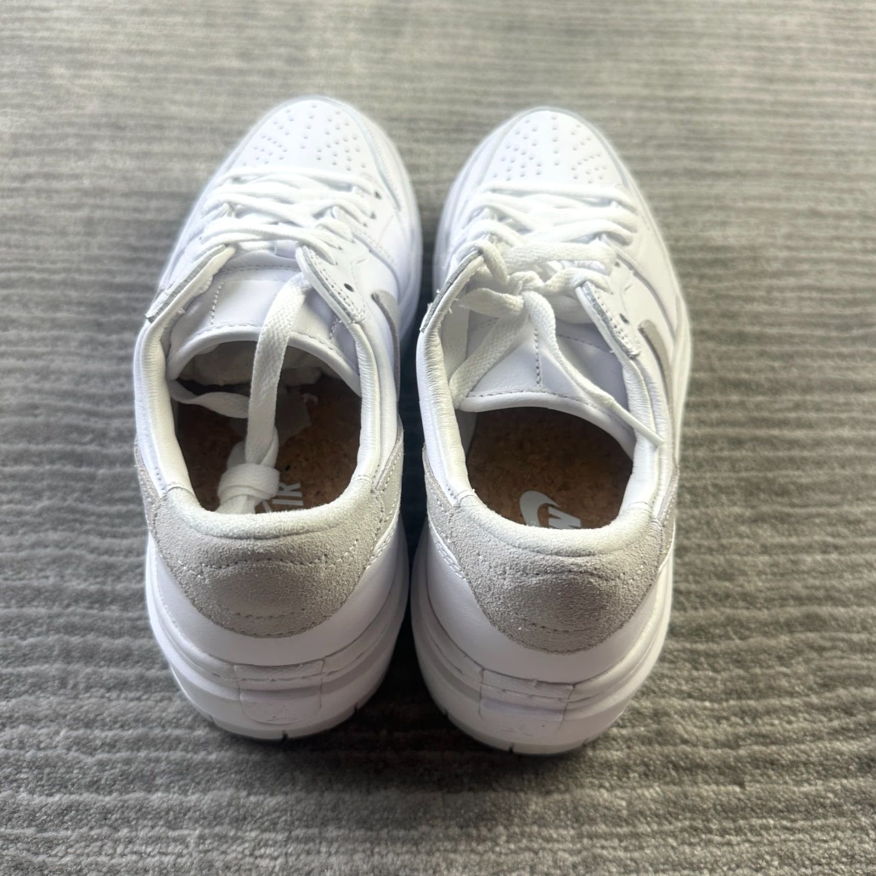 Jordan Brand Air Jordan Retro 1 Elevate Low Sneakers Womens 9.5 White DH7004-110 Sneakers White/Natural Grey Womens 2022 Leather Low Top Size US 7 / IT 37 - 5 Thumbnail
