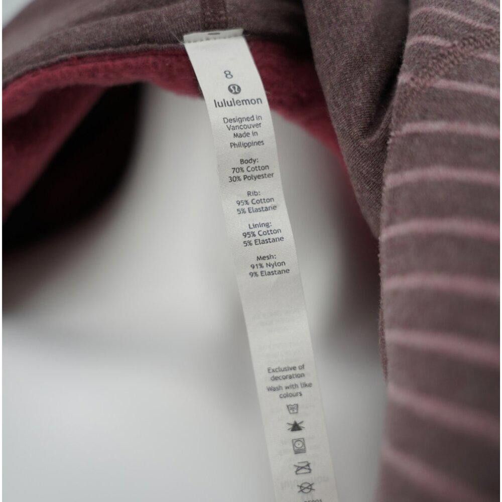 Lululemon Lululemon Scuba Full Zip Striped Hoodie Size 8 Size M / US 6-8 / IT 42-44 - 7 Thumbnail