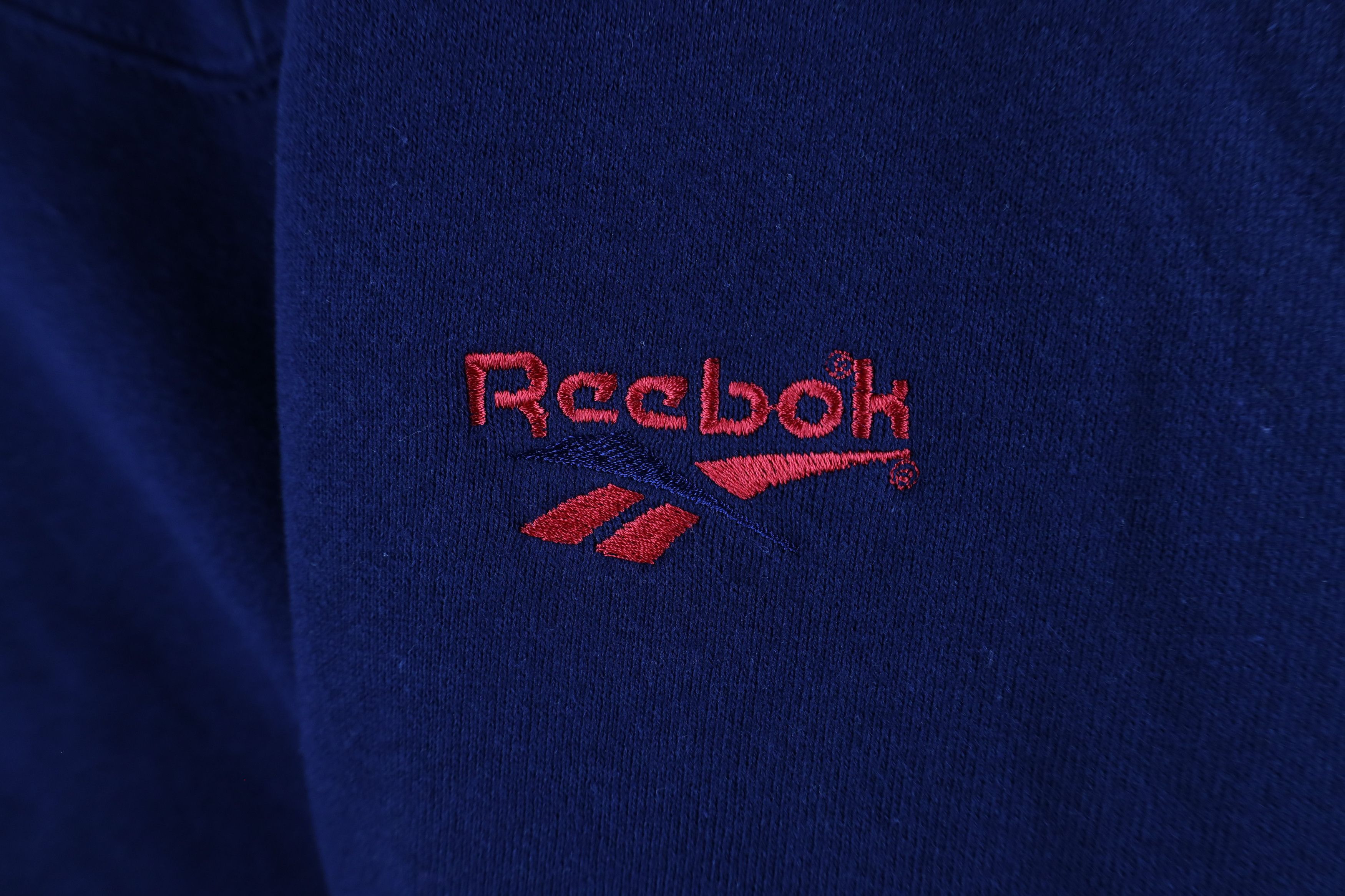Reebok × Vintage Vintage 90s Reebok Out Sleeveless Sweatshirt Vest Blue USA Size US XXL / EU 58 / 5 - 4 Thumbnail