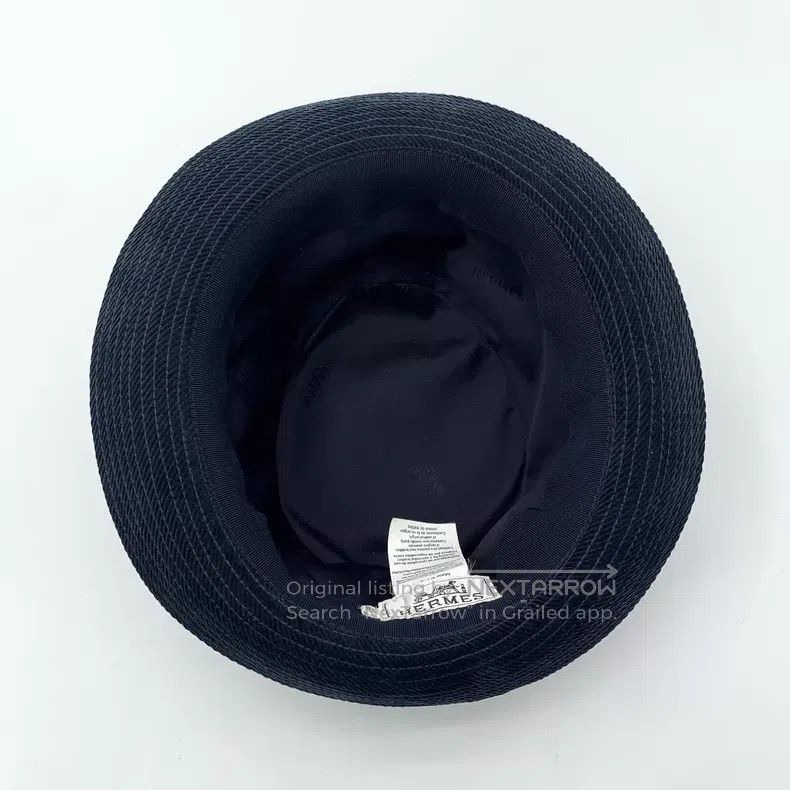 Hermes Hermes size 60 Dark Blue Cotton Casual Corduroy Fisherman's Size ONE SIZE - 6 Thumbnail