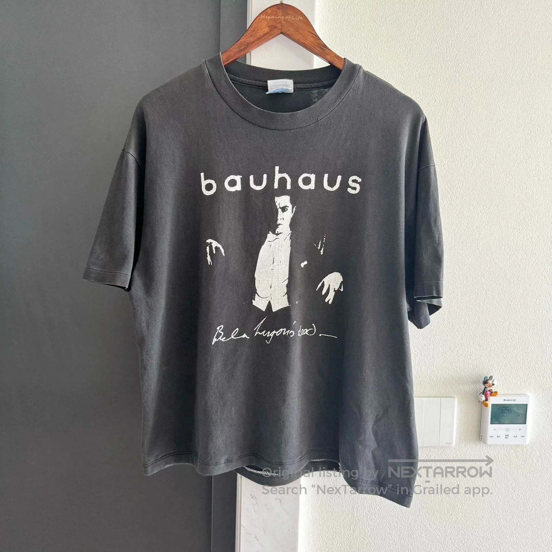 Vintage Vintage 90s Bauhaus Dracula Band Tee. Size US XL / EU 56 / 4 - 1 Thumbnail