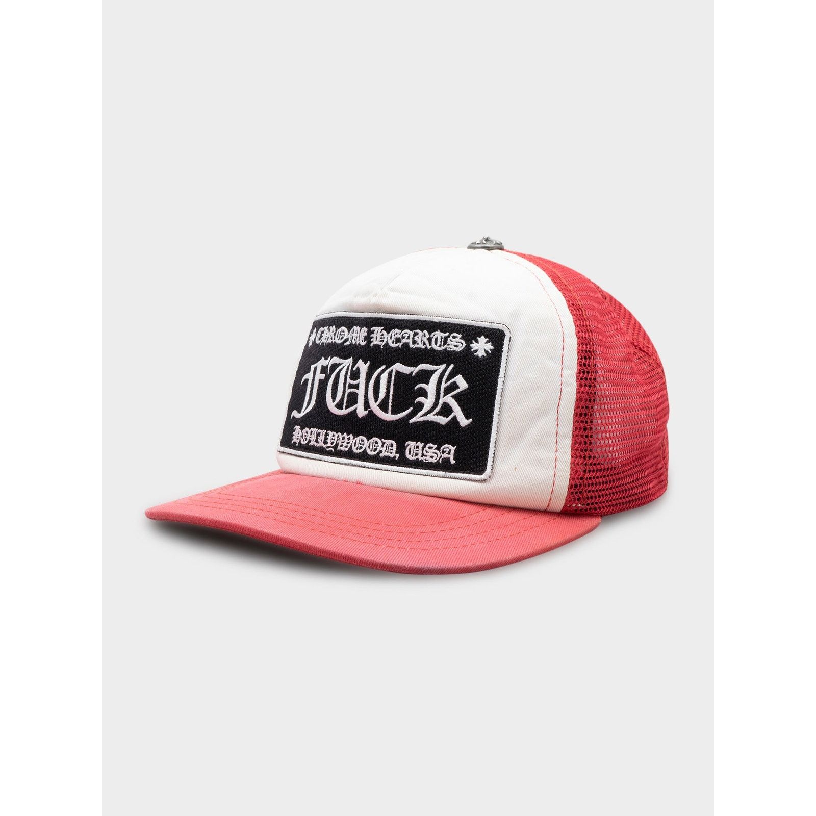 Chrome Hearts 'Fuck' Red Trucker Hat Size ONE SIZE - 2 Thumbnail