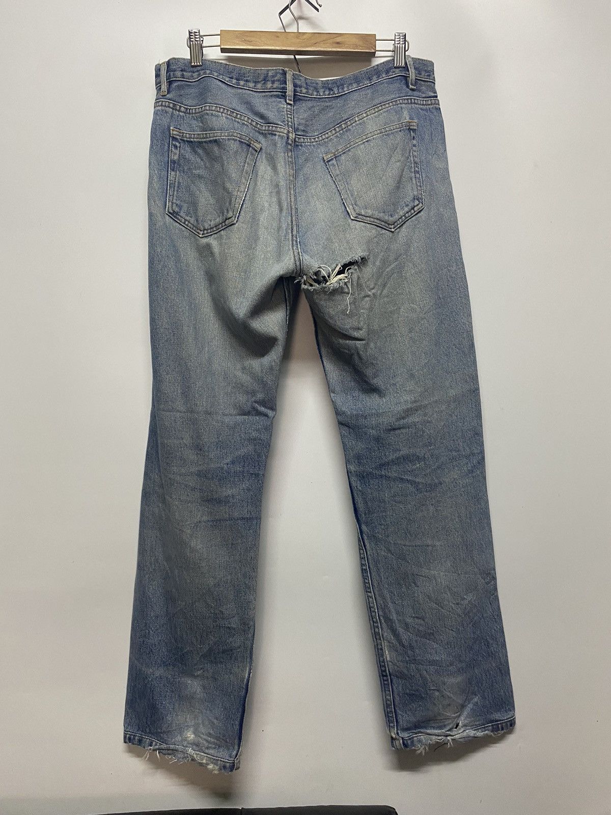 A.P.C. A.P.C Distressed Selvage Denim Jeans Pants Size US 34 / EU 50 - 2 Thumbnail