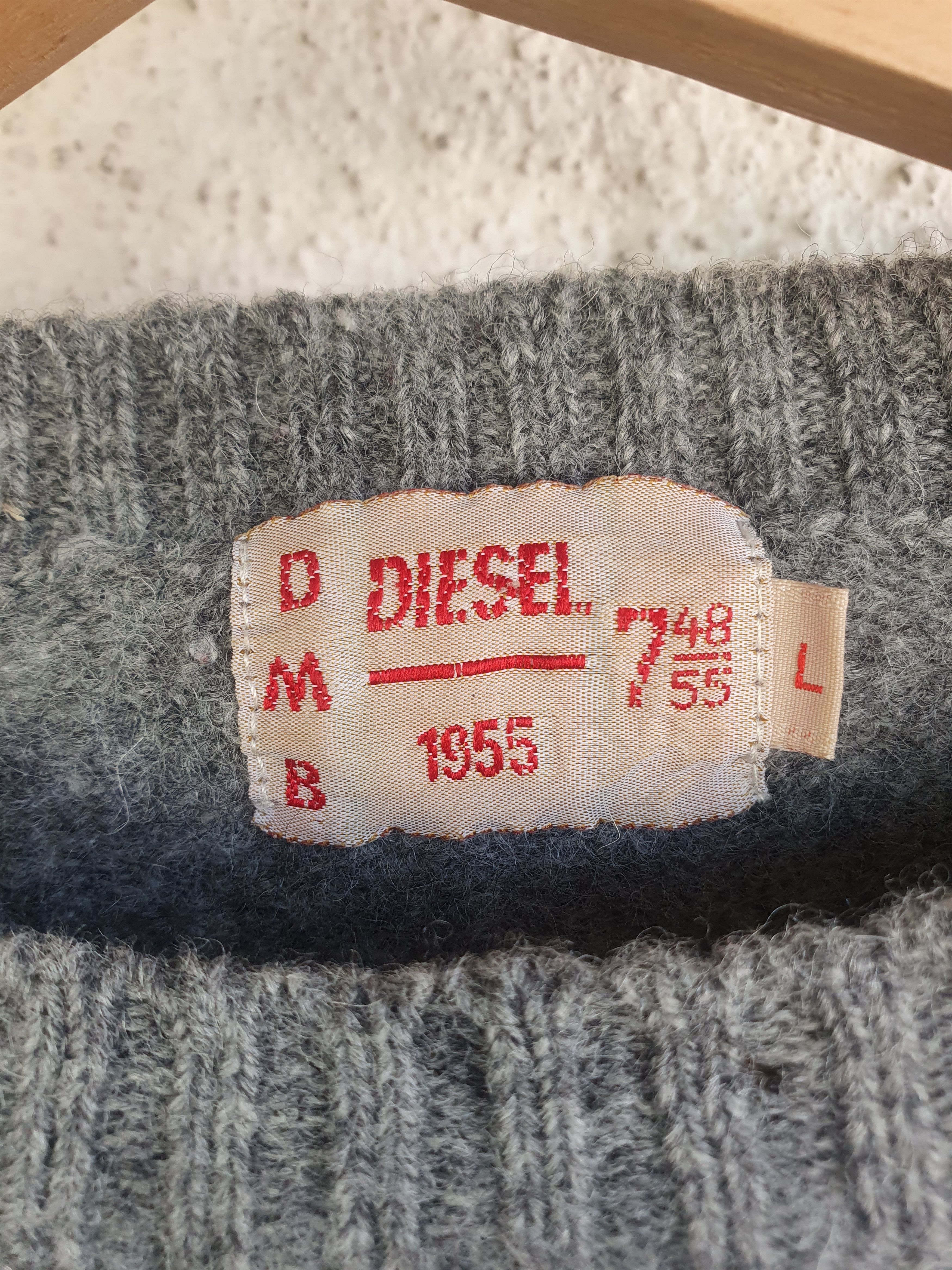 Diesel × Vintage Diesel DMB 1955 Vintage Wool Sweater sz M Size US M / EU 48-50 / 2 - 2 Thumbnail