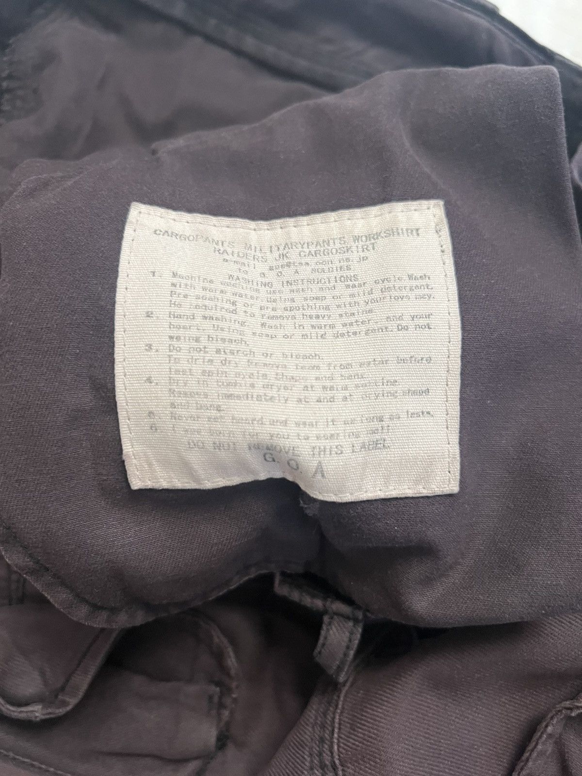GOA GOA thrashed 6 pocket cargos Size US 36 / EU 52 - 6 Thumbnail