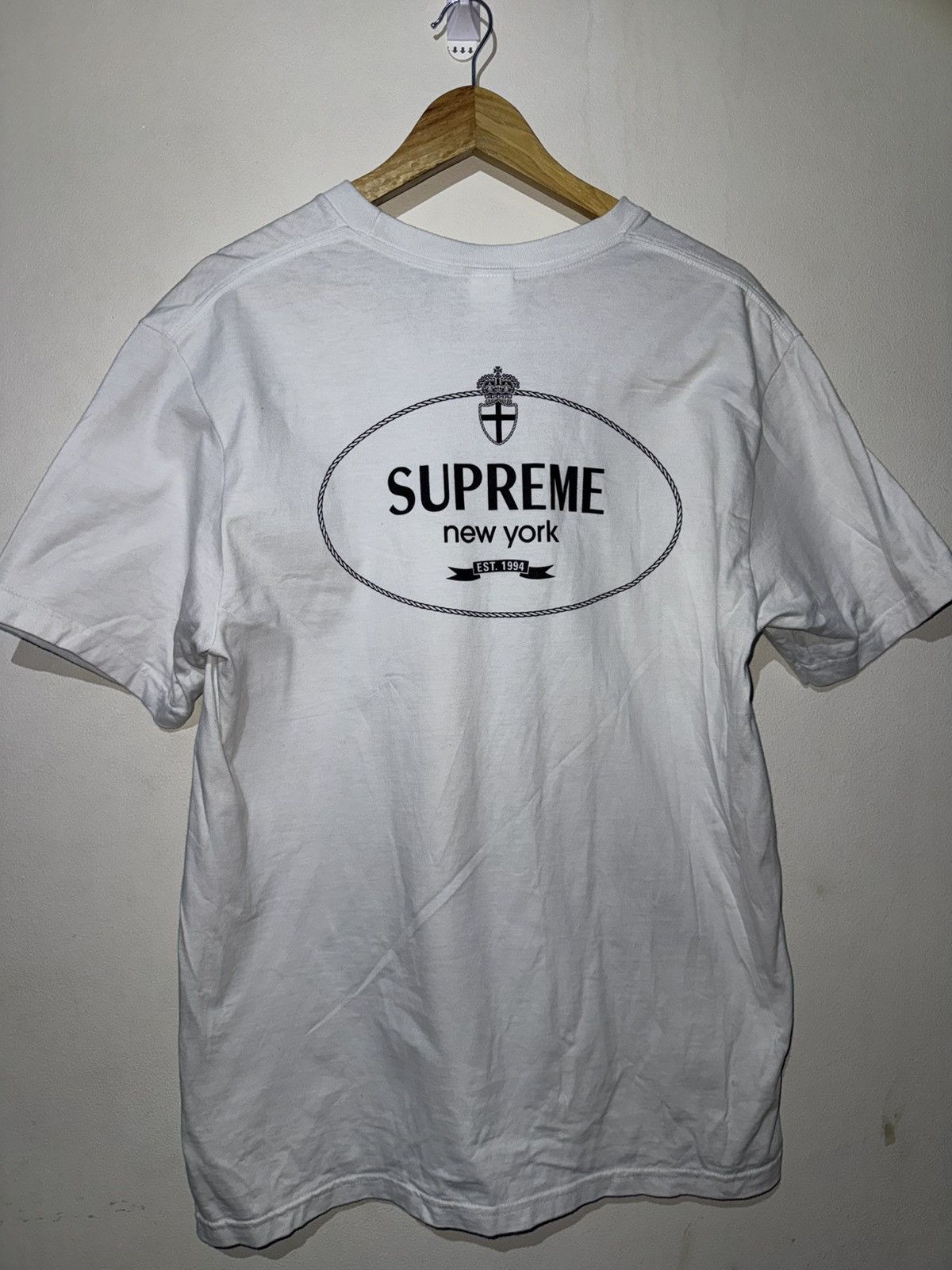 Supreme Supreme white tee Size US M / EU 48-50 / 2 - 4 Thumbnail