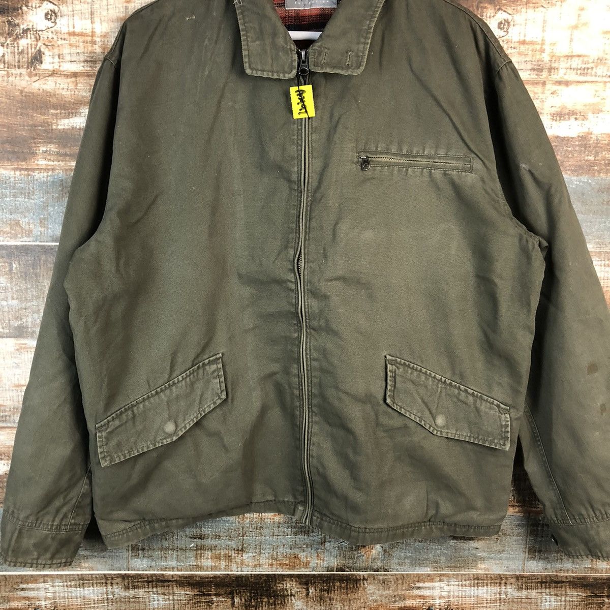 Other United Green military Bombers Jacket #A2197 Size US L / EU 52-54 / 3 - 3 Thumbnail