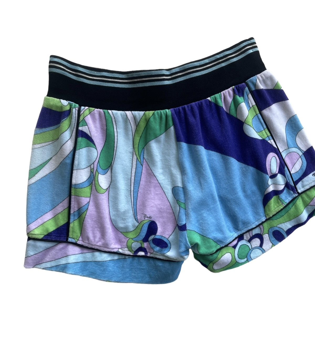 Emilio Pucci Emilio Pucci Velvet Women Shorts Size 26" / US 2 / IT 38 - 5 Thumbnail